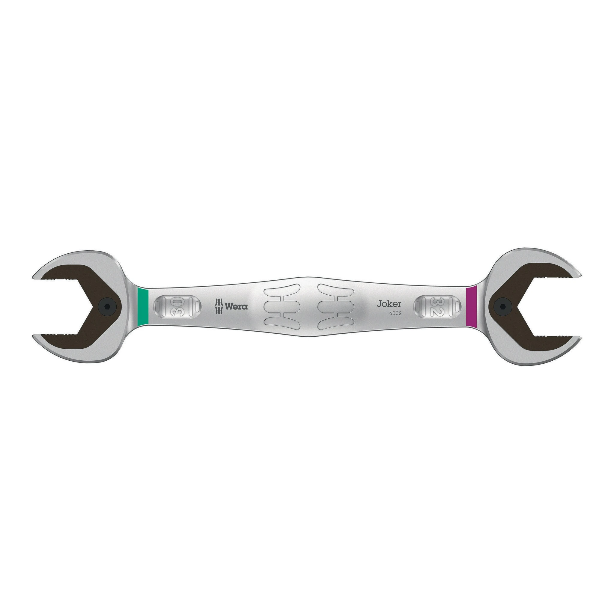 WERA | Doppelmaulschlüssel | 30 x 32 mm Länge 305 mm | matt verchromt