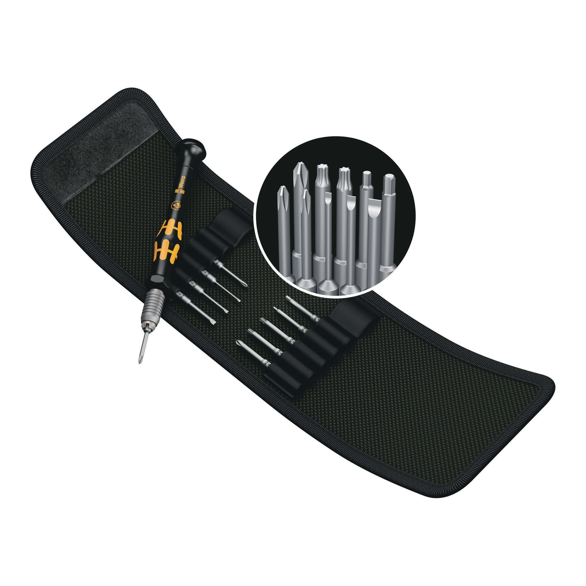 WERA | Feinmechanikerschraubendreher-Satz | 11 teilig | Schlitz/PH/TORX®/6-KT.