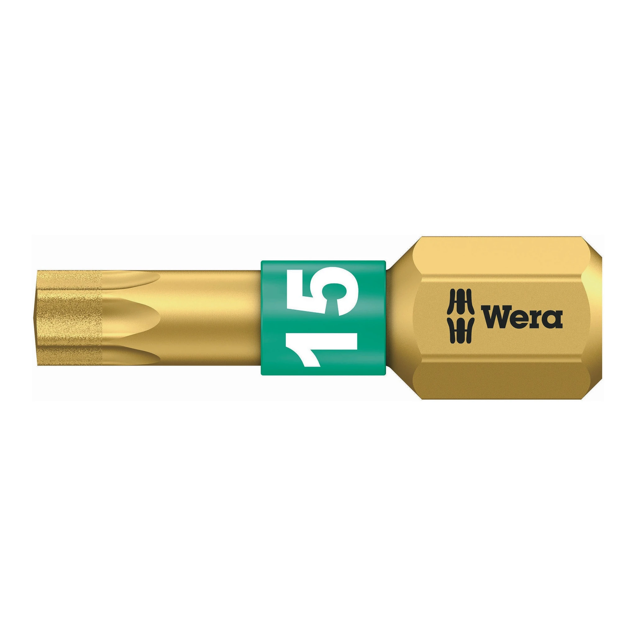 WERA | Bit | 1/4 ″ T 15 Länge 25 mm | BiTorsion, diamatbeschichtet