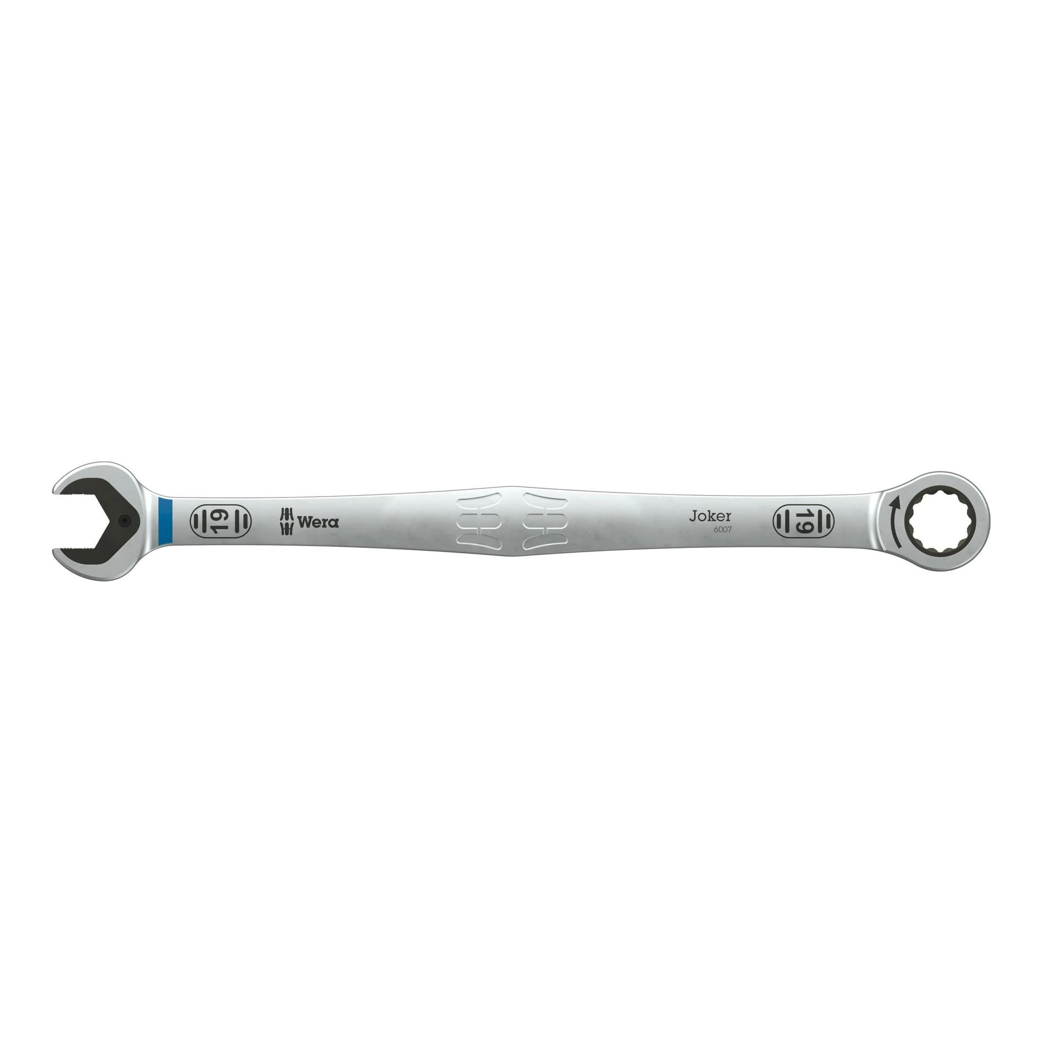 WERA | Maulringratschenschlüssel | Schlüsselweite 19 mm Länge 334 mm