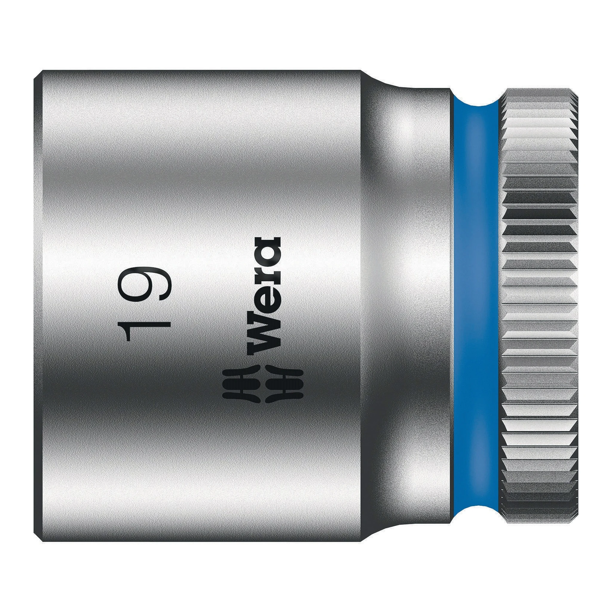 WERA | Steckschlüsseleinsatz | 3/8 ″ Außensechskant | Schlüsselweite 19 mm