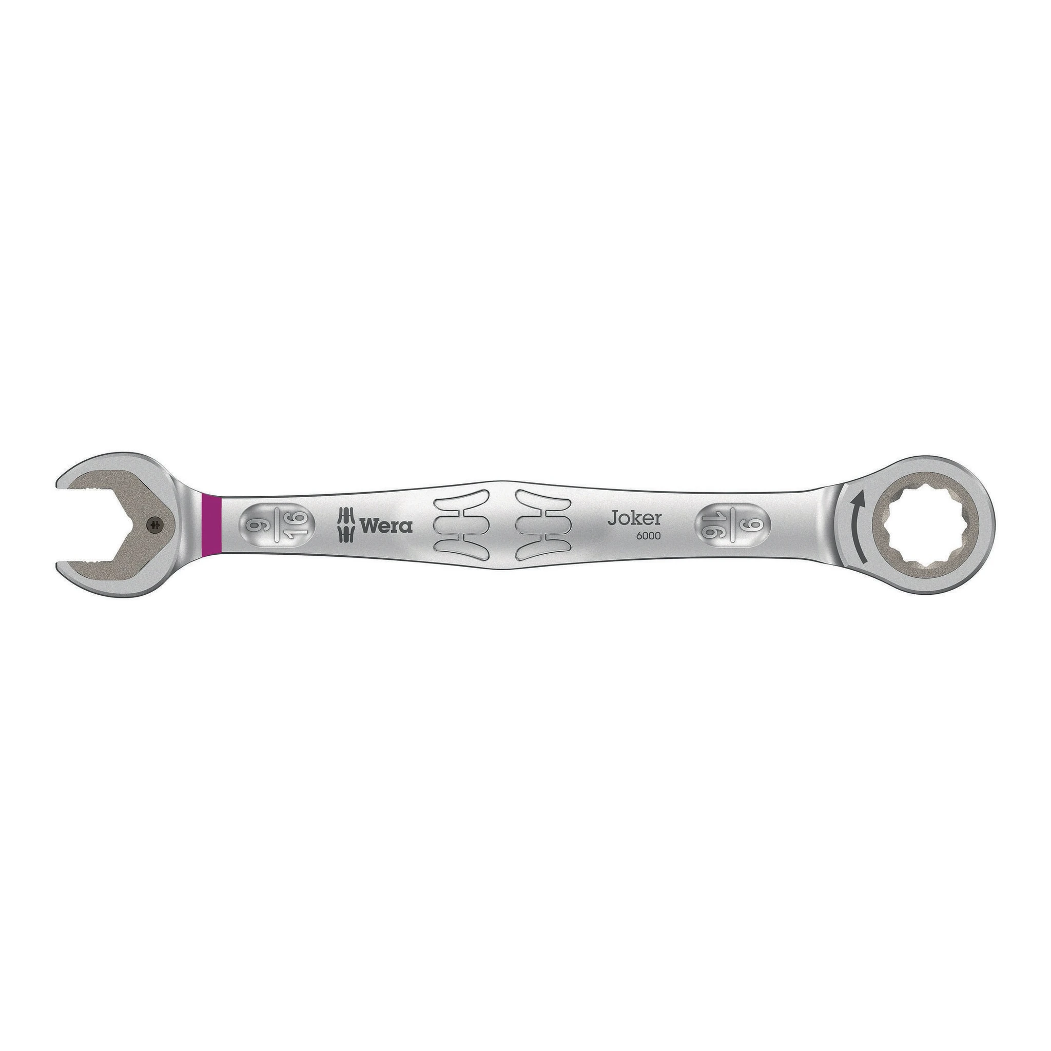 WERA | Maulringratschenschlüssel | SW9/16Zoll L.188mm | CV-Molybdän nickel-chrom-beschichtet
