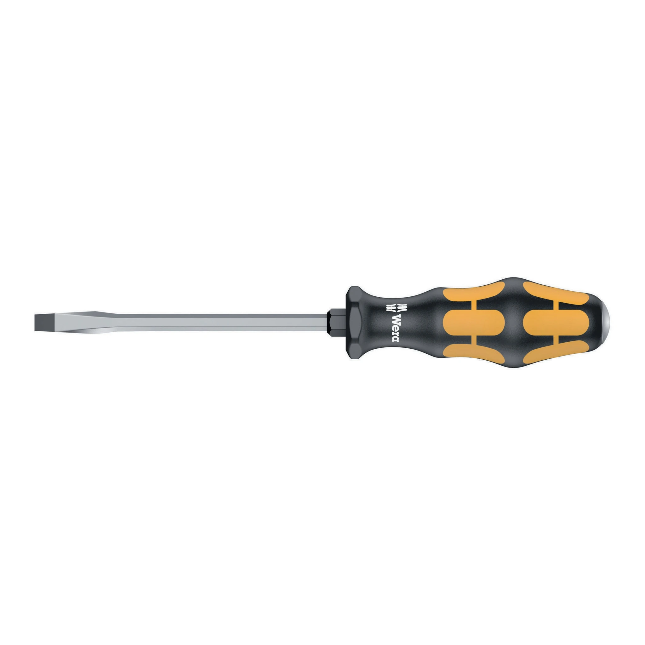 WERA | Schraubendreher | Schneidenbreite 7 mm | Klingenlänge 125 mm 2-Komponentengriff