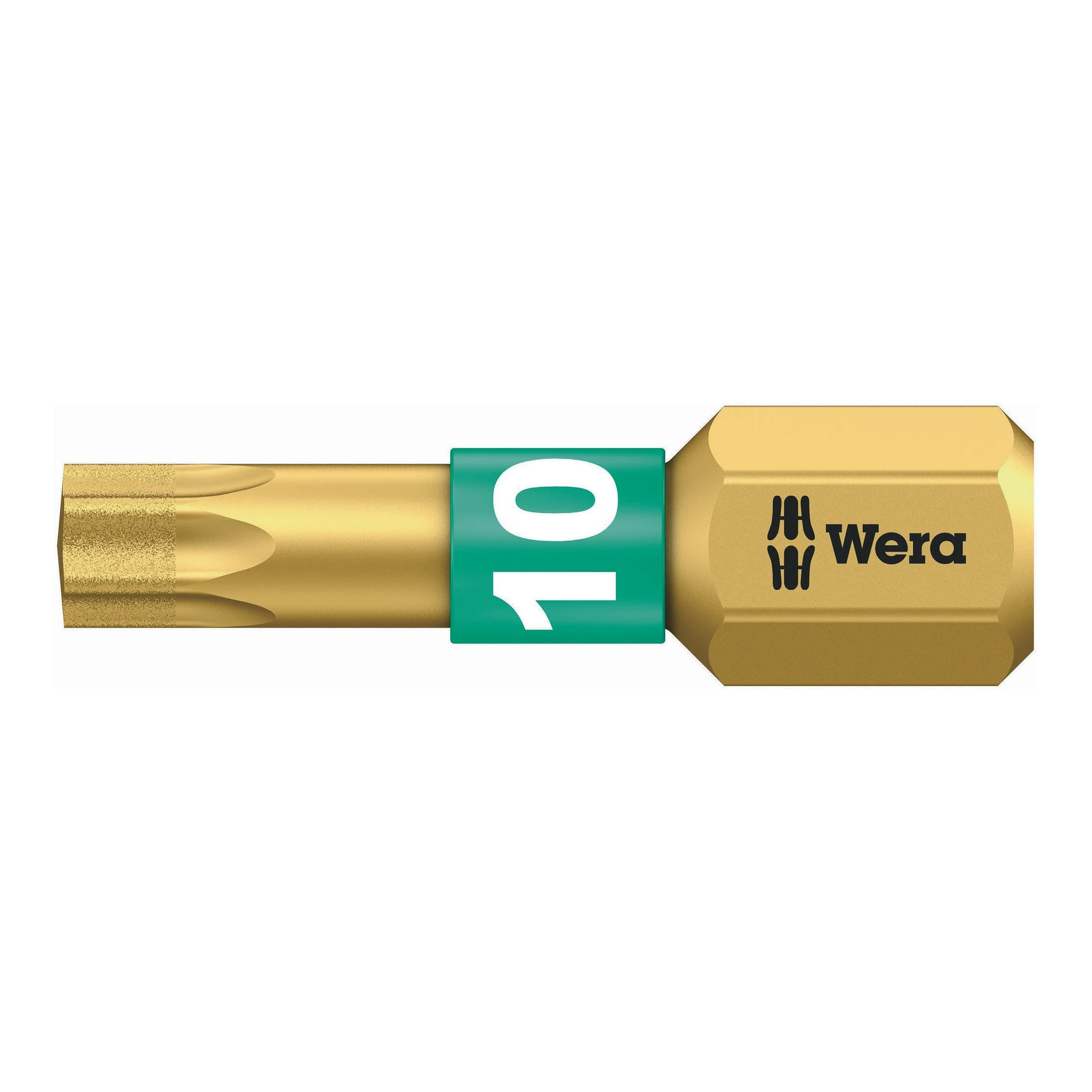 WERA | Bit | 1/4 ″ T 10 Länge 25 mm | BiTorsion, diamatbeschichtet