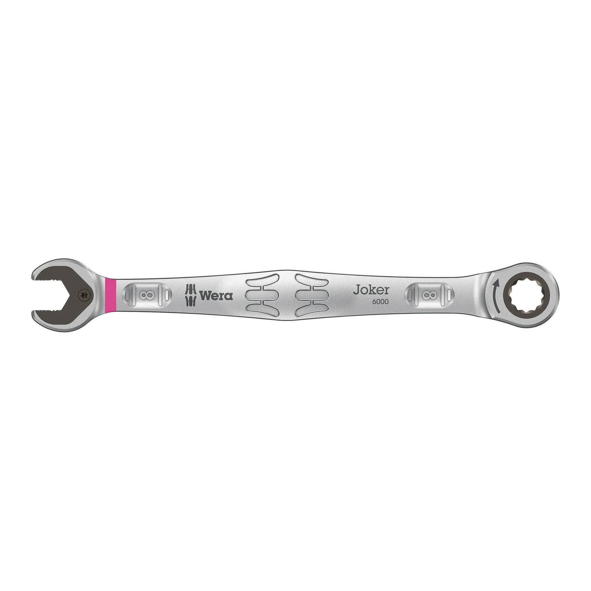 WERA | Maulringratschenschlüssel | SW8mm L.144mm | CV-Molybdän nickel-chrom-beschichtet
