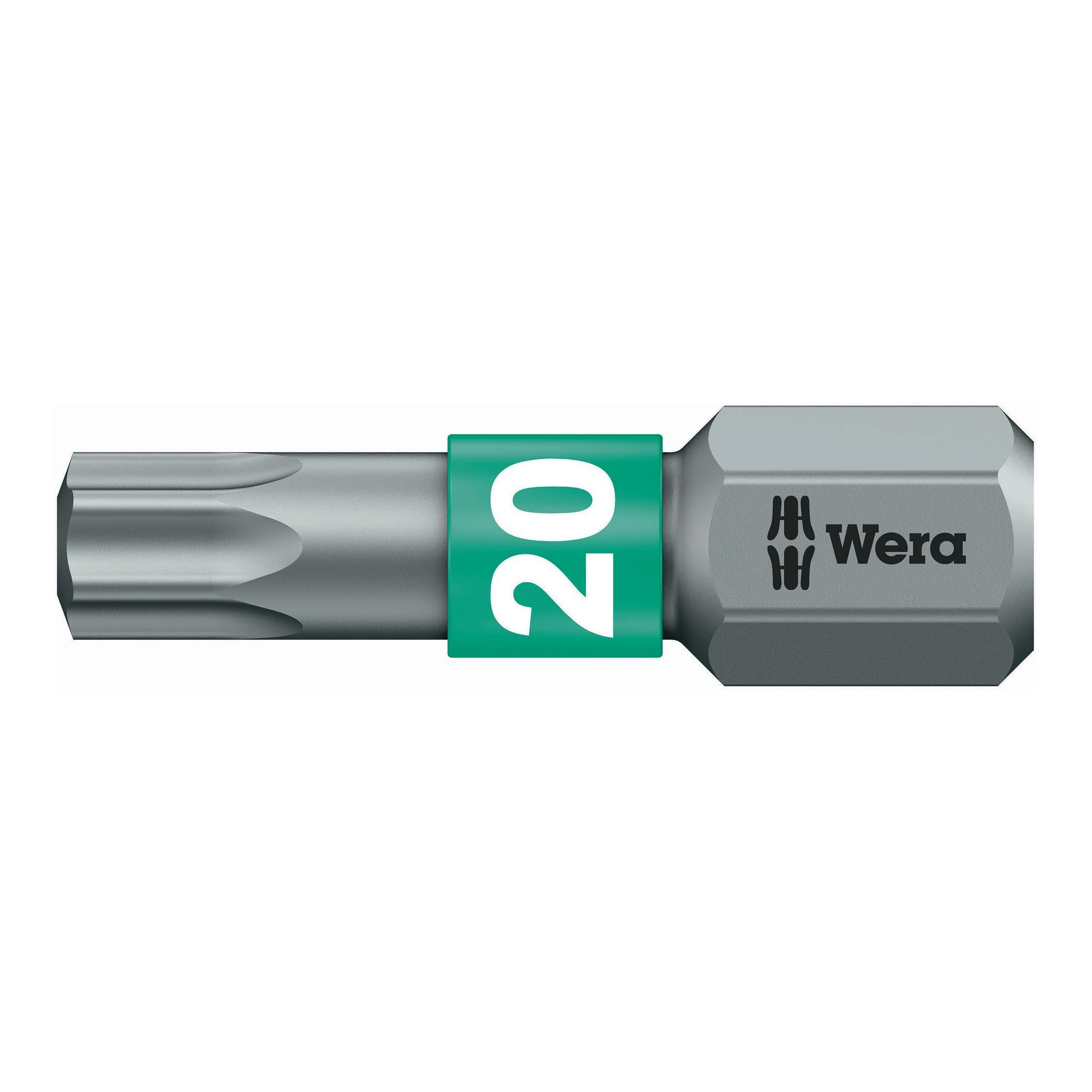 WERA | Bit | 1/4 ″ T 20 Länge 25 mm | BiTorsion, zähhart