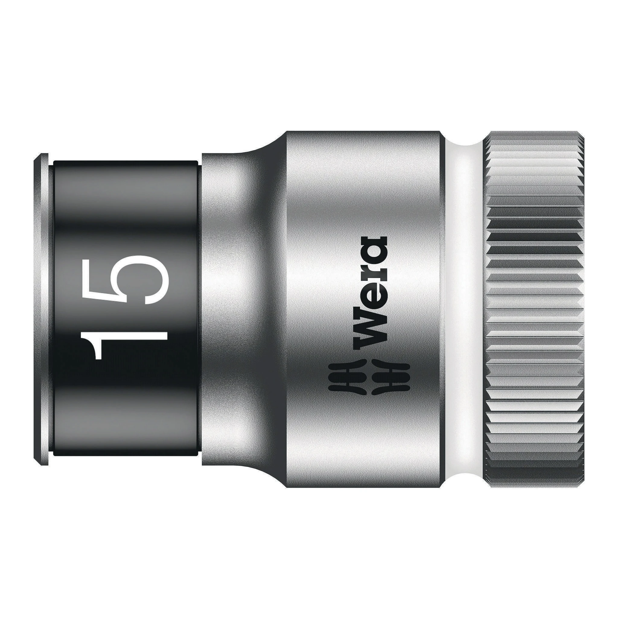 WERA | Steckschlüsseleinsatz | 1/2 ″ 6-kant | Schlüsselweite 15 mm