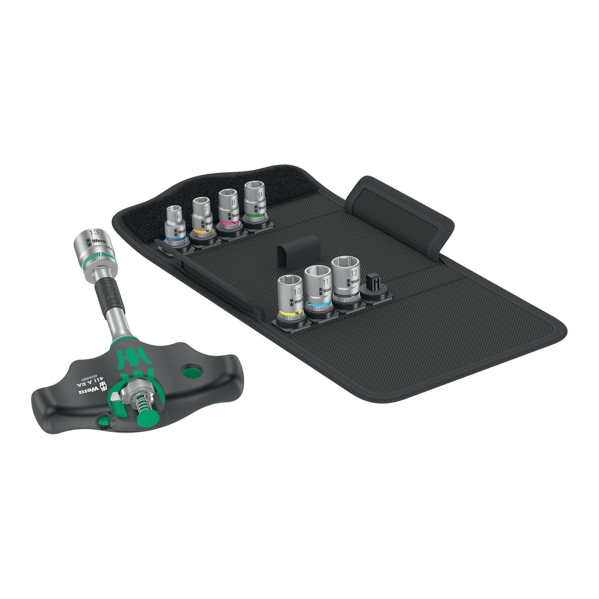 WERA | Steckschlüssel-Satz | 9-teilig 1/4 ″