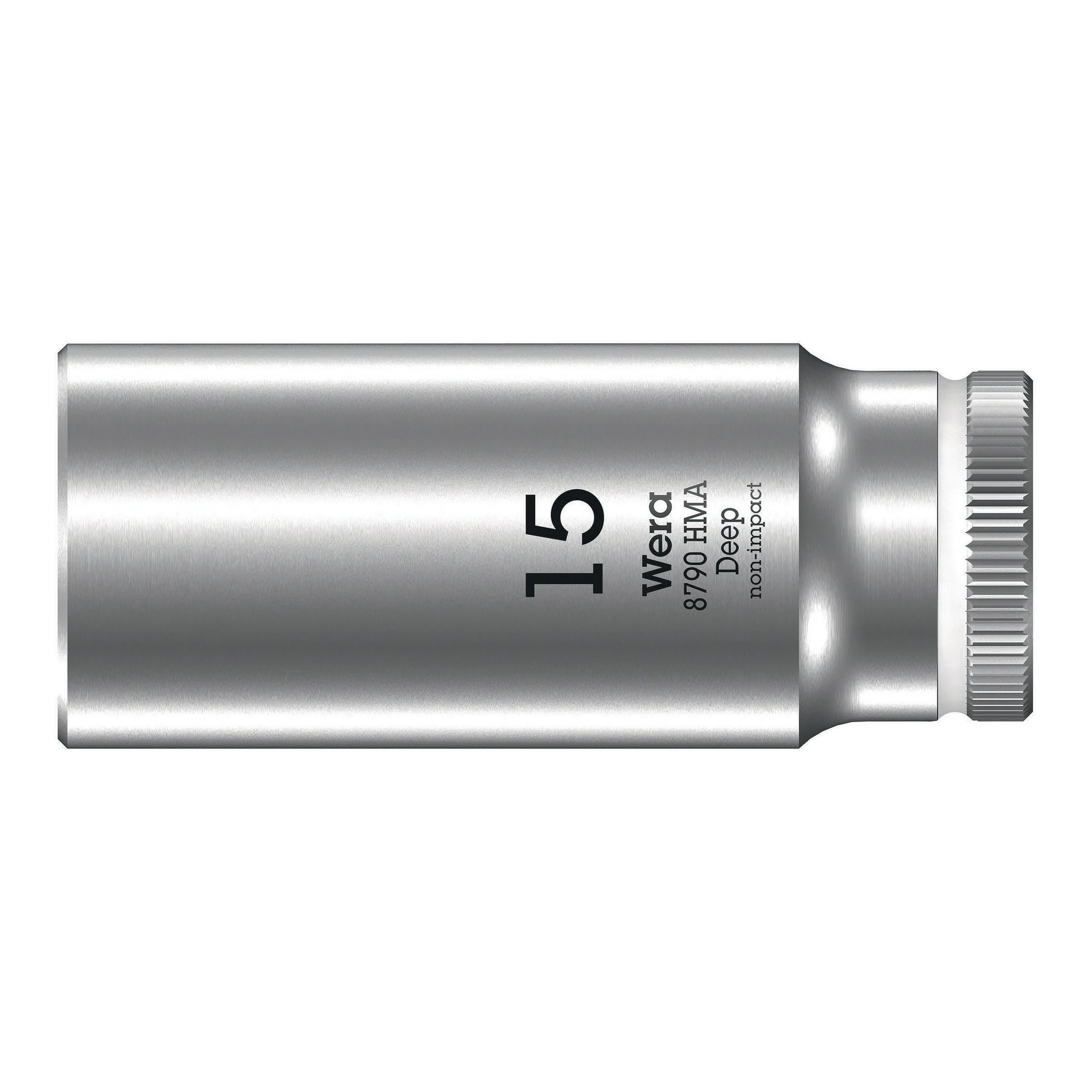 WERA | Steckschlüsseleinsatz | 1/4 ″ Außensechskant | Schlüsselweite 15 mm