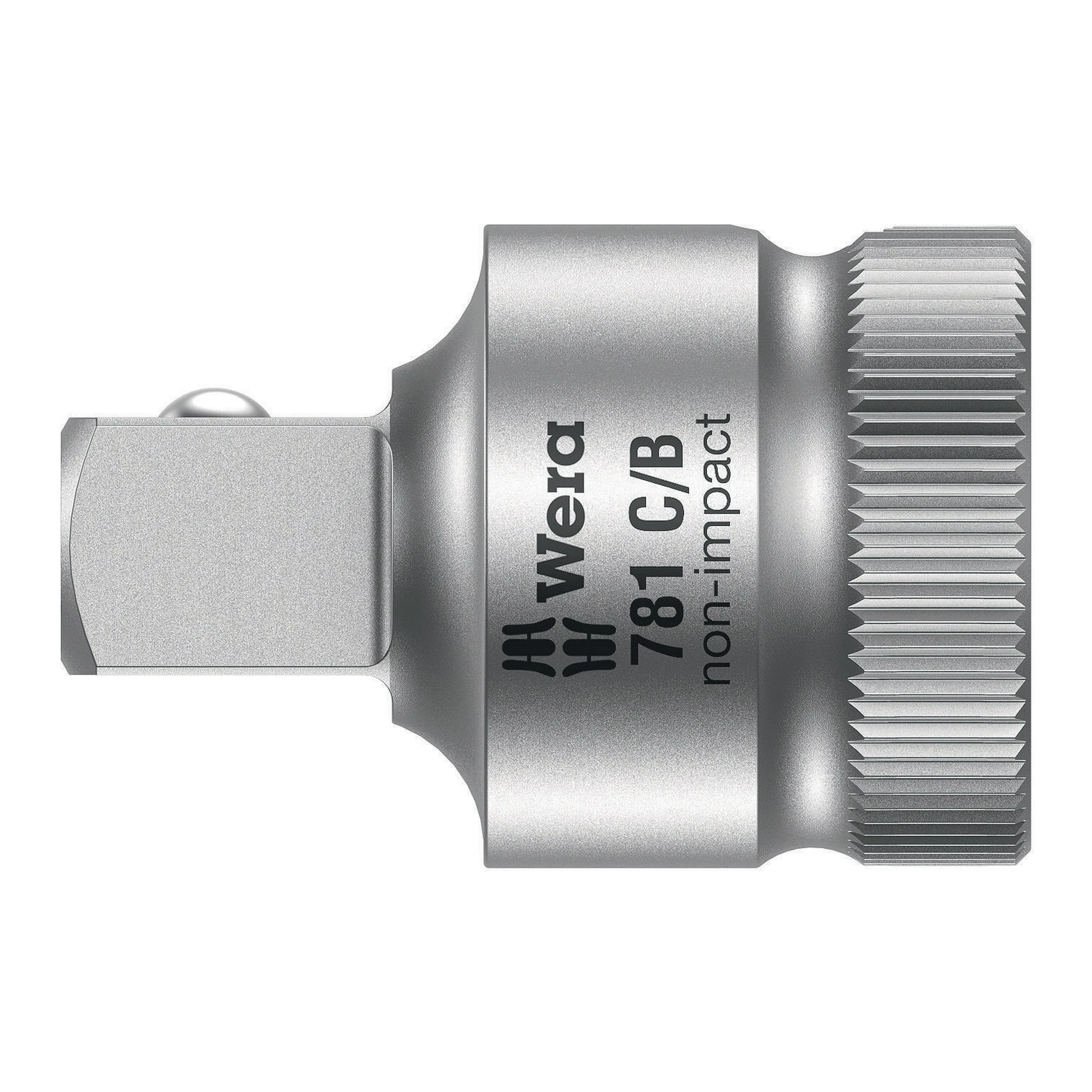 WERA | Reduzierstück | Antriebsvierkant 1/2 ″ | Abtriebsvierkant 3/8 ″ Länge 38,5 mm