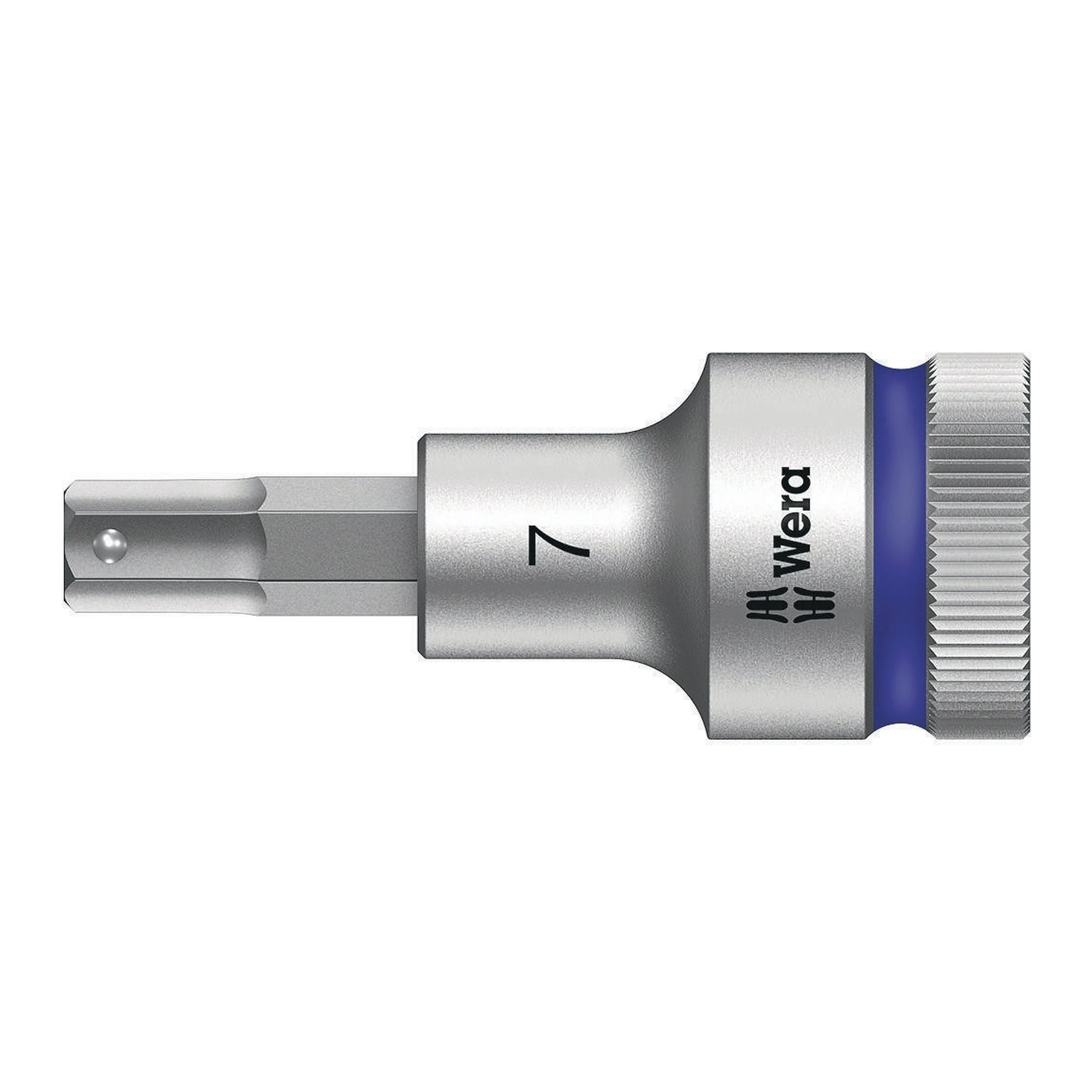 WERA | Steckschlüsseleinsatz | 1/2 ″ | Schlüsselweite 7 mm