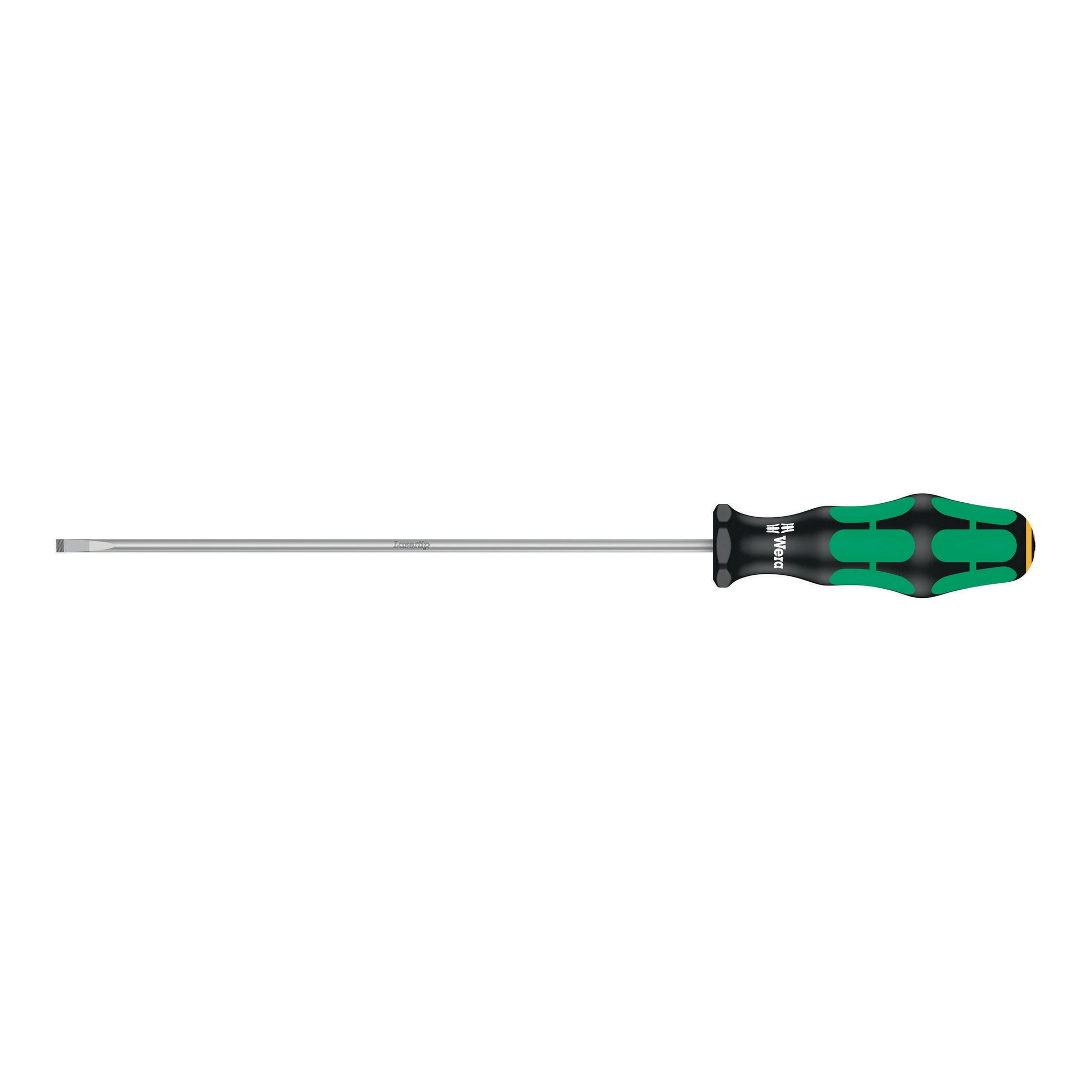 WERA | Schraubendreher | Klingendicke0,8xB4xL200mm | Elektrikerklinge rund Nicromatt Lasertip