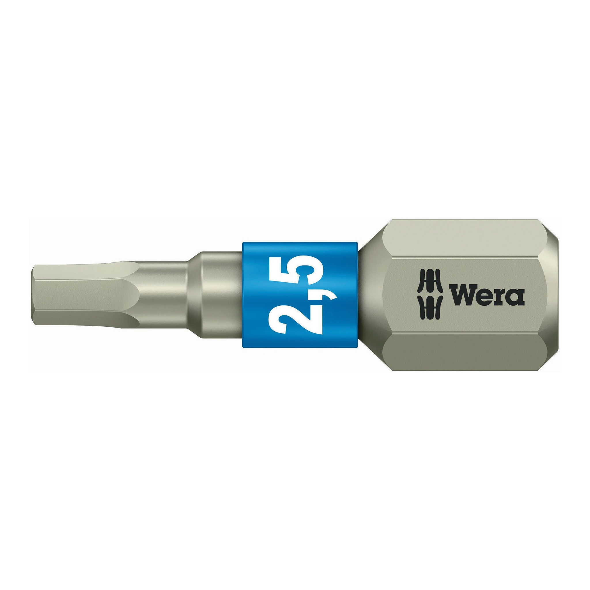 WERA | Bit | 1/4 ″ 2,5 mm Länge 25 mm | Innensechskant