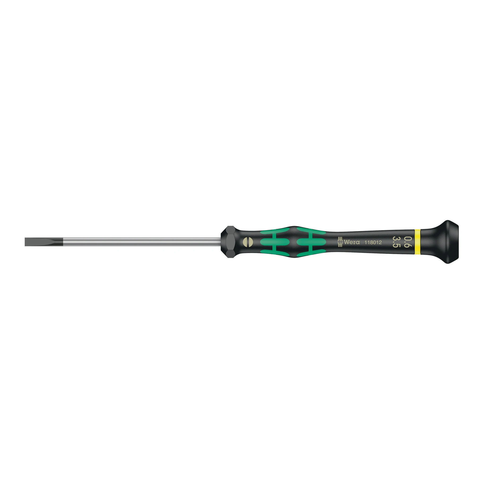 WERA | Elektronik-Feinmechanik-Schraubendreher | 3,5 mm Klingenlänge 80 mm