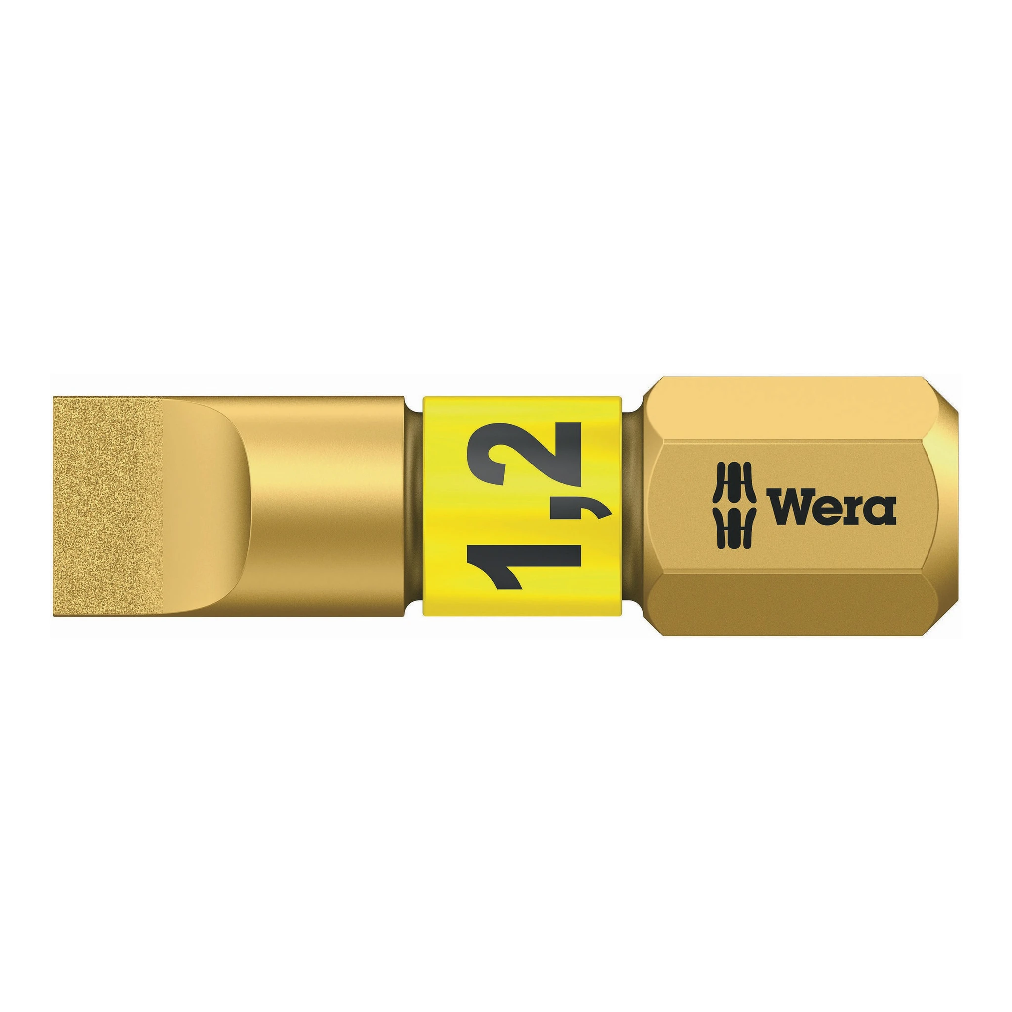 WERA | Bit | Schlitz Klingendicke1,2xB6,5mm L.25mm | diamantbeschichtet CV-Molybdän zähhart