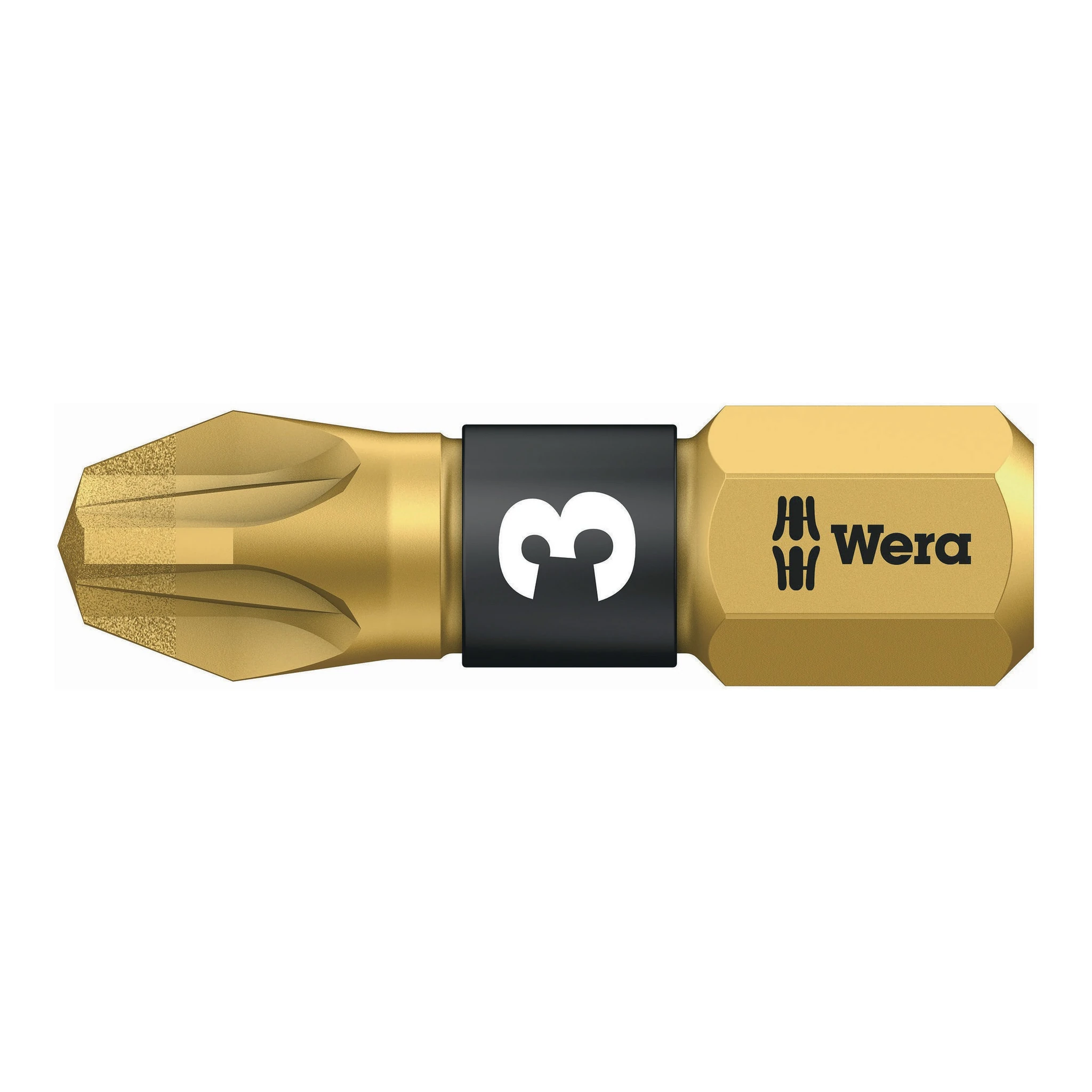 WERA | Bit | 1/4 ″ PZD 3 Länge 25 mm | BiTorsion, diamatbeschichtet