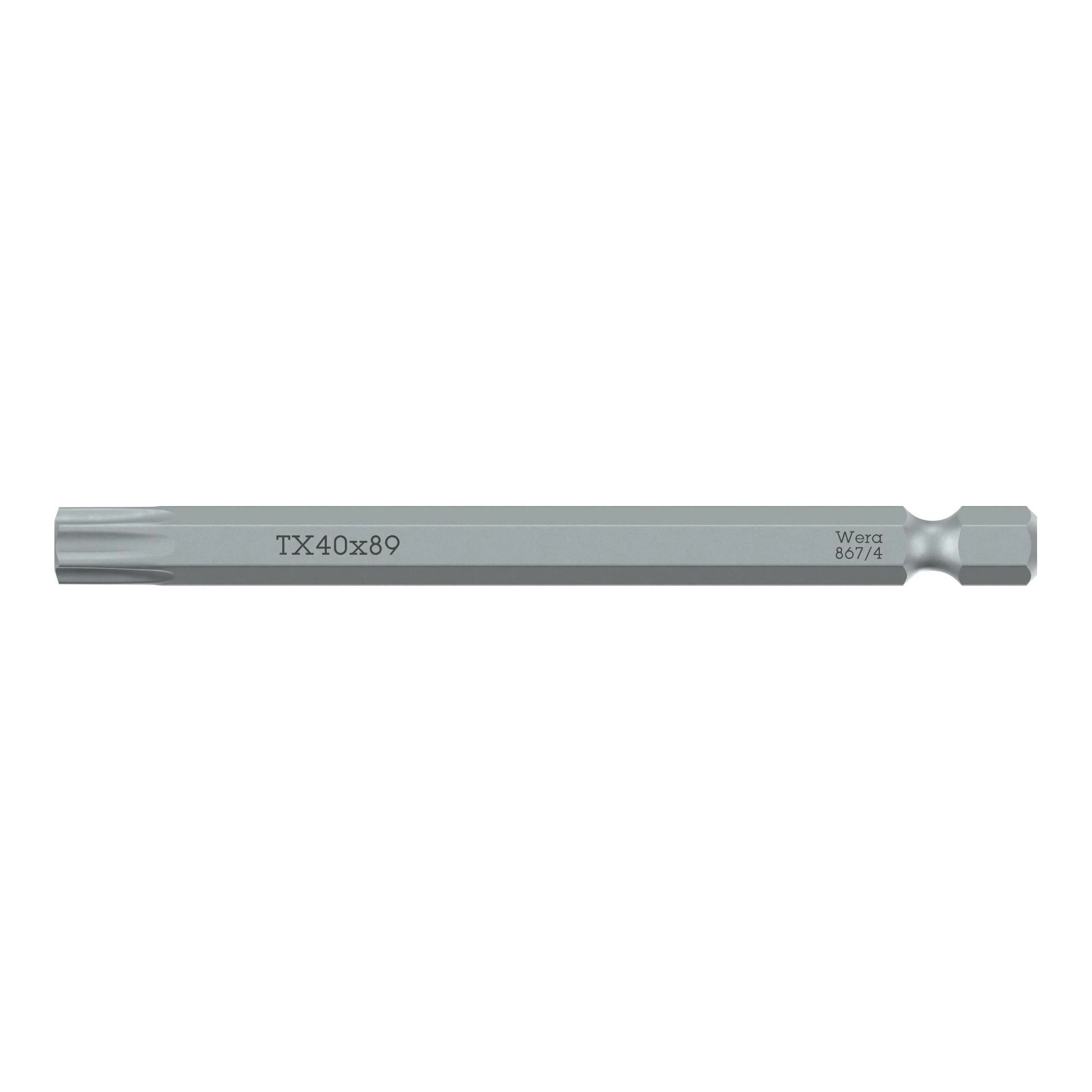 WERA | Bit | 1/4 ″ T 10 Länge 89 mm | zähhart