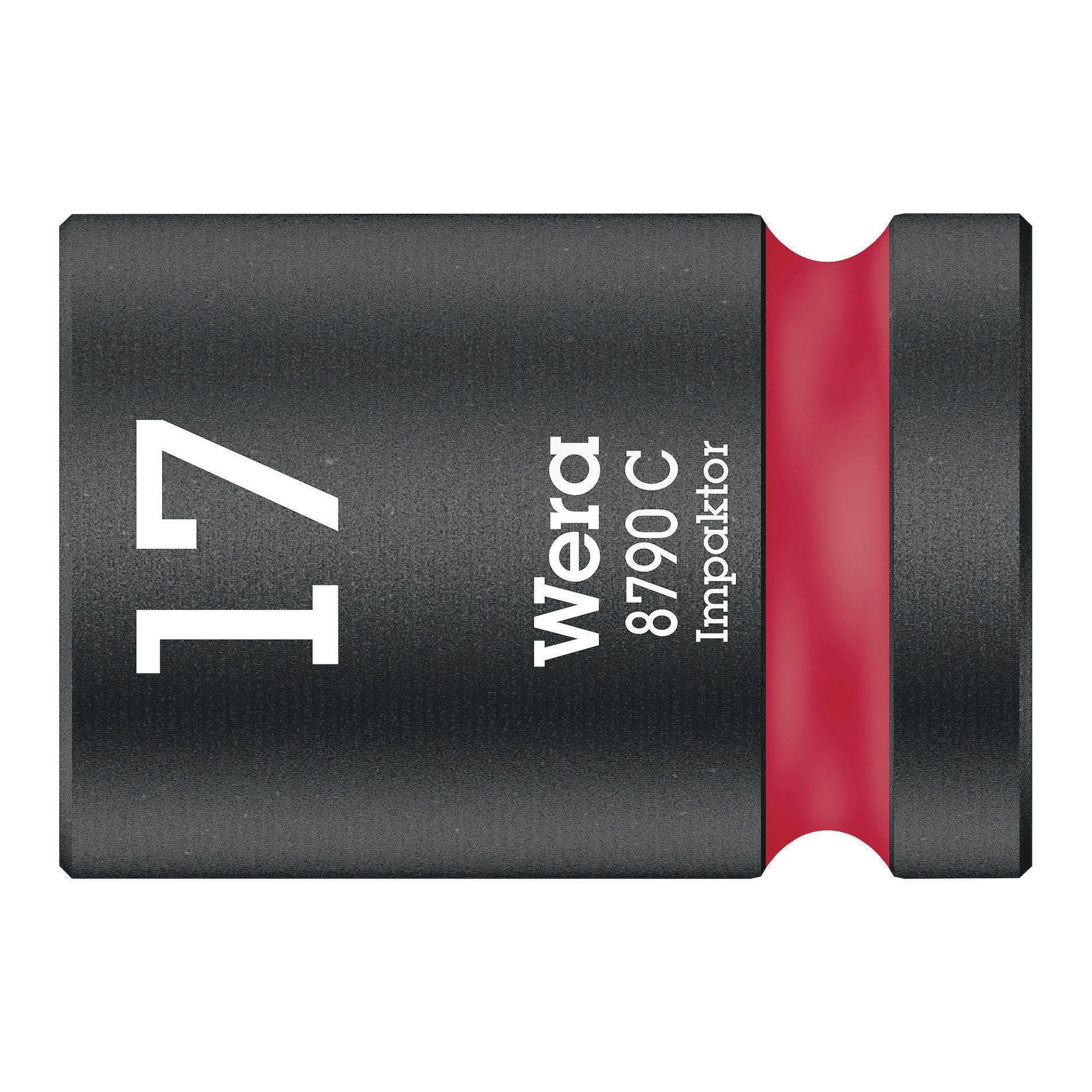 WERA | Schlagschraubereinsatz | SW17mm Antriebs-4-kant 1/2Zoll | Schlüsselweite 17,0 mm