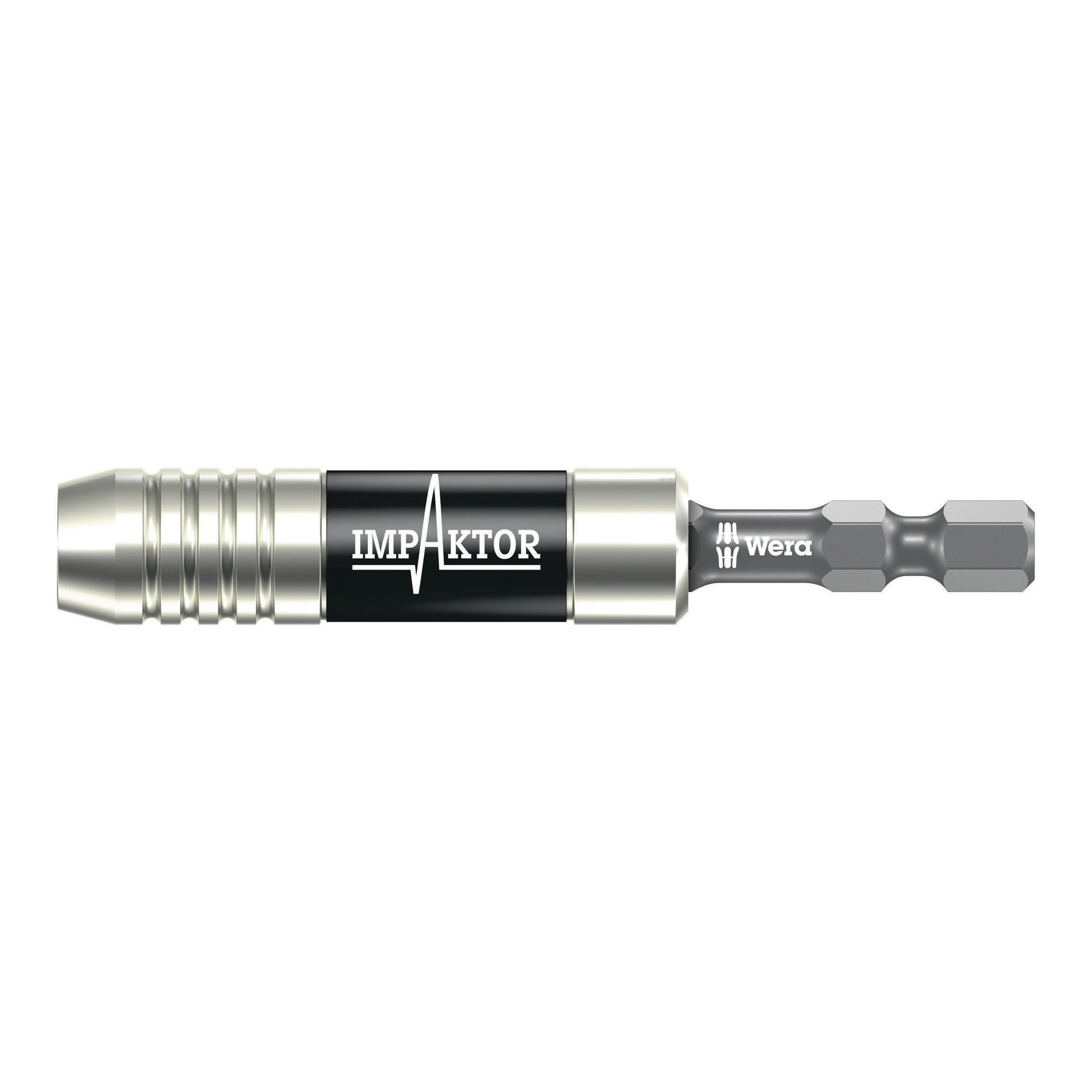 WERA | Bithalter | Außen/Innensechkant1/4Zoll L.75mm | m.Sprengring u.Magnet
