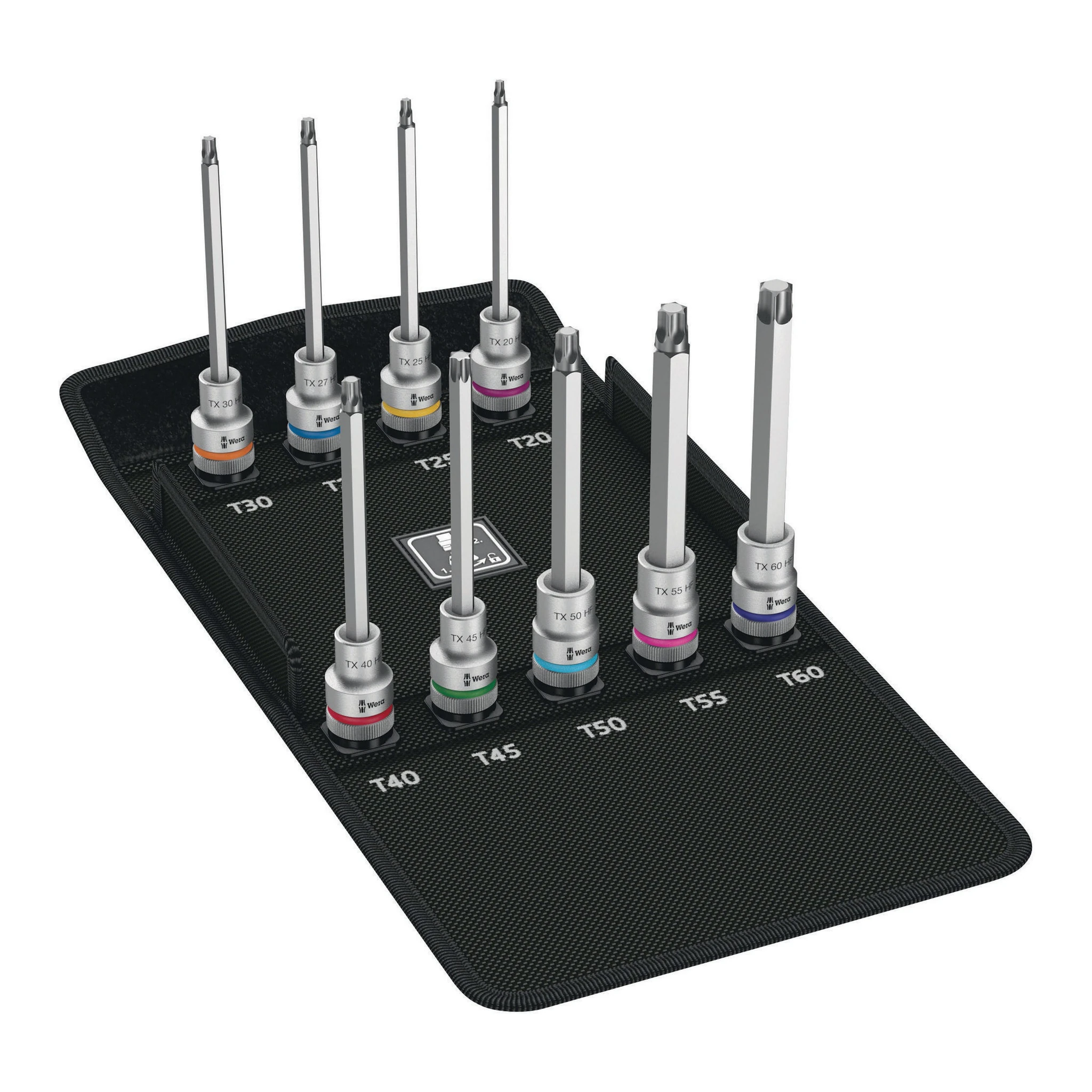 WERA | Steckschlüssel-Satz | 9-teilig | 1/2 ″