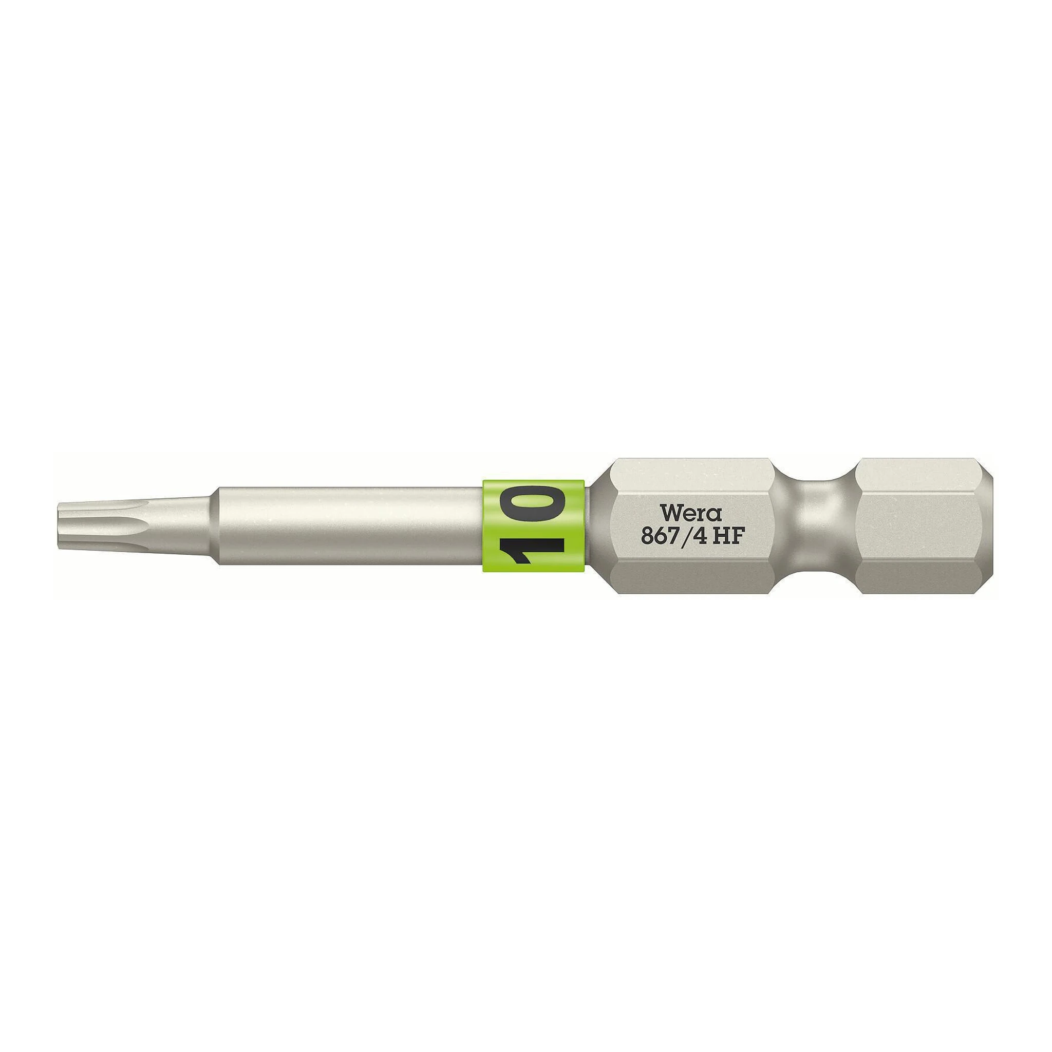 WERA | Bit | 1/4 ″ TX 10 Länge 50 mm | mit Farbleitsystem