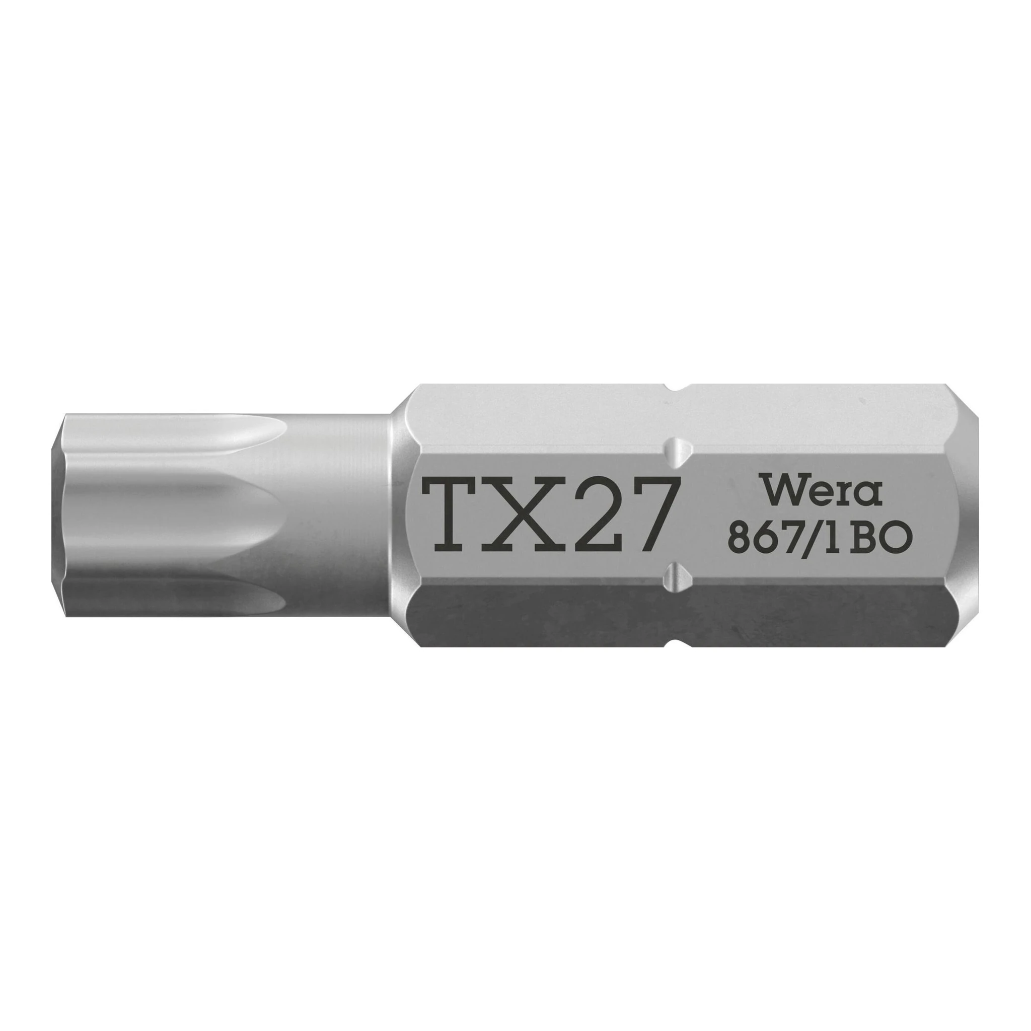 WERA | Bit | 1/4 ″ TX 27 Länge 25 mm | TORX® BO