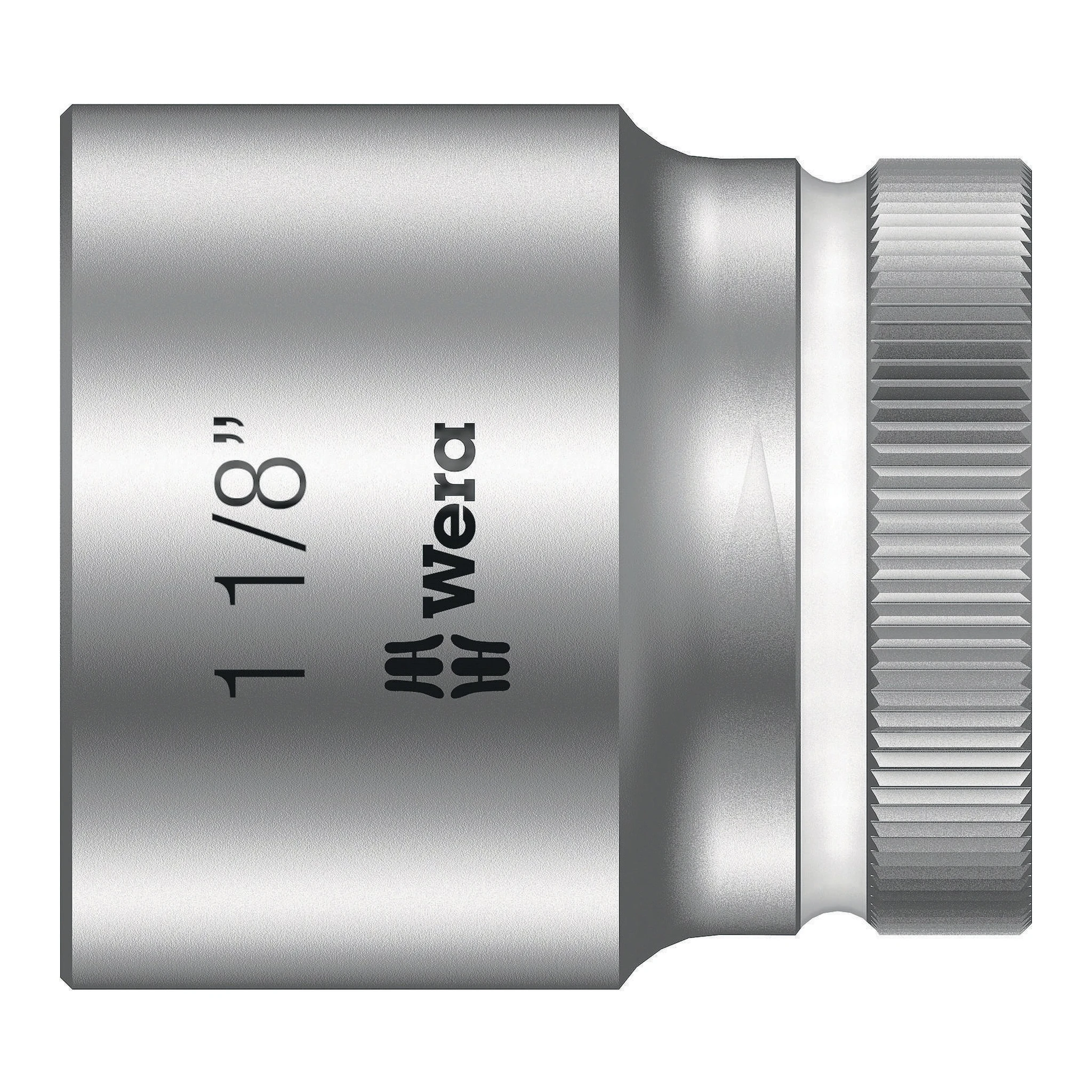 WERA | Steckschlüsseleinsatz | 1/2 ″ Außensechskant | Schlüsselweite 1 1/8 ″