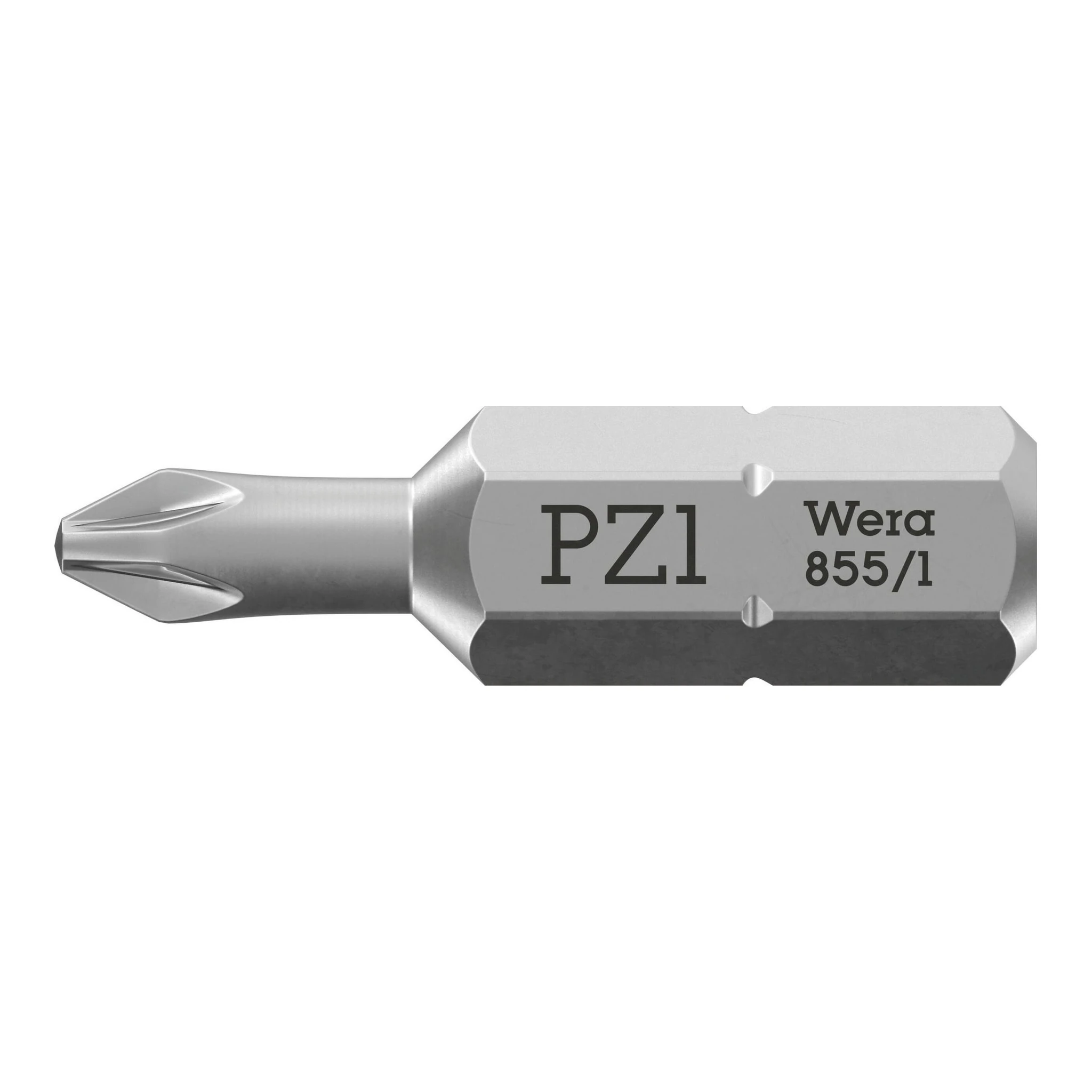 WERA | Bit | 1/4 ″ PZD 1 Länge 25 mm | 6-kant