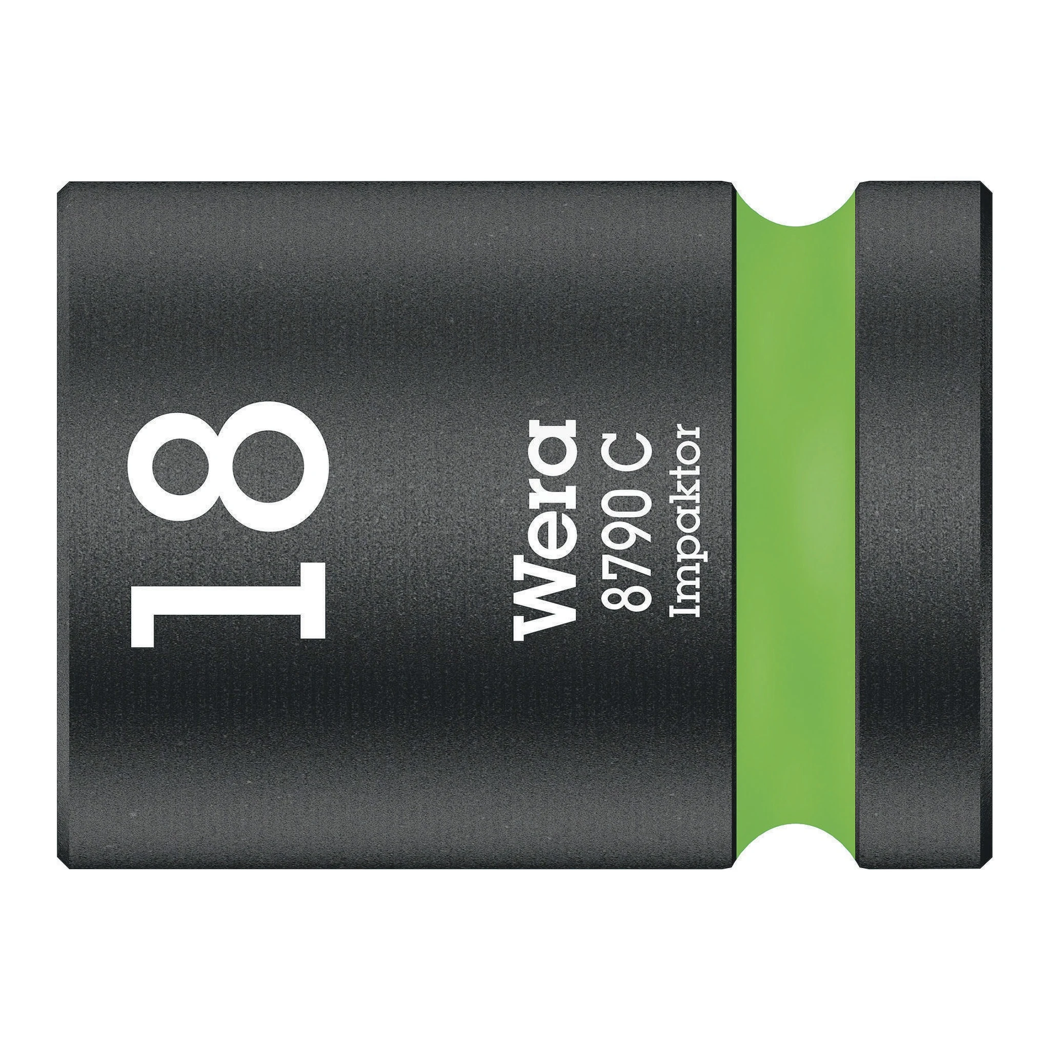 WERA | Schlagschraubereinsatz | SW18mm Antriebs-4-kant 1/2Zoll | Schlüsselweite 18,0 mm