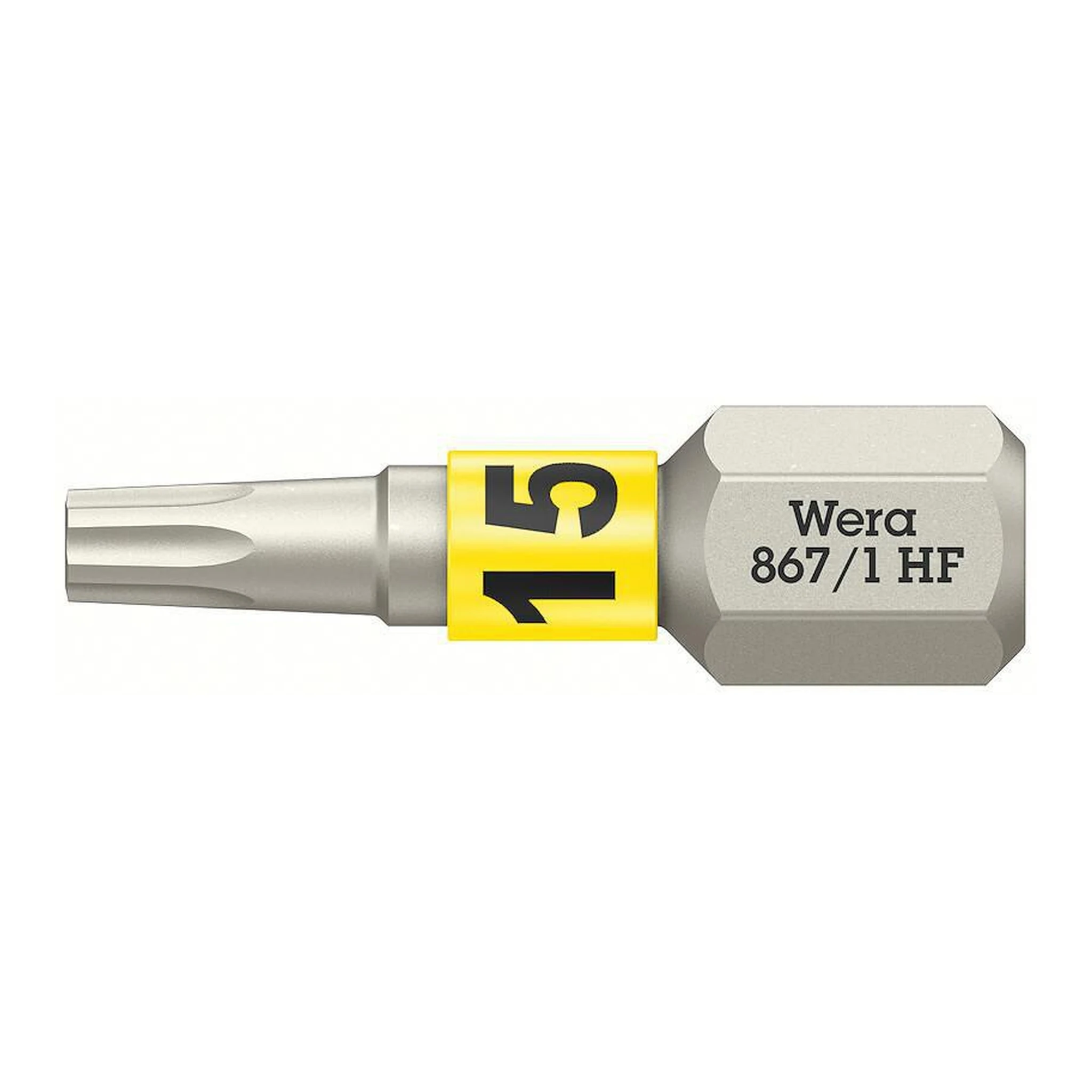 WERA | Bit | 1/4 ″ TX 15 Länge 25 mm | mit Farbleitsystem