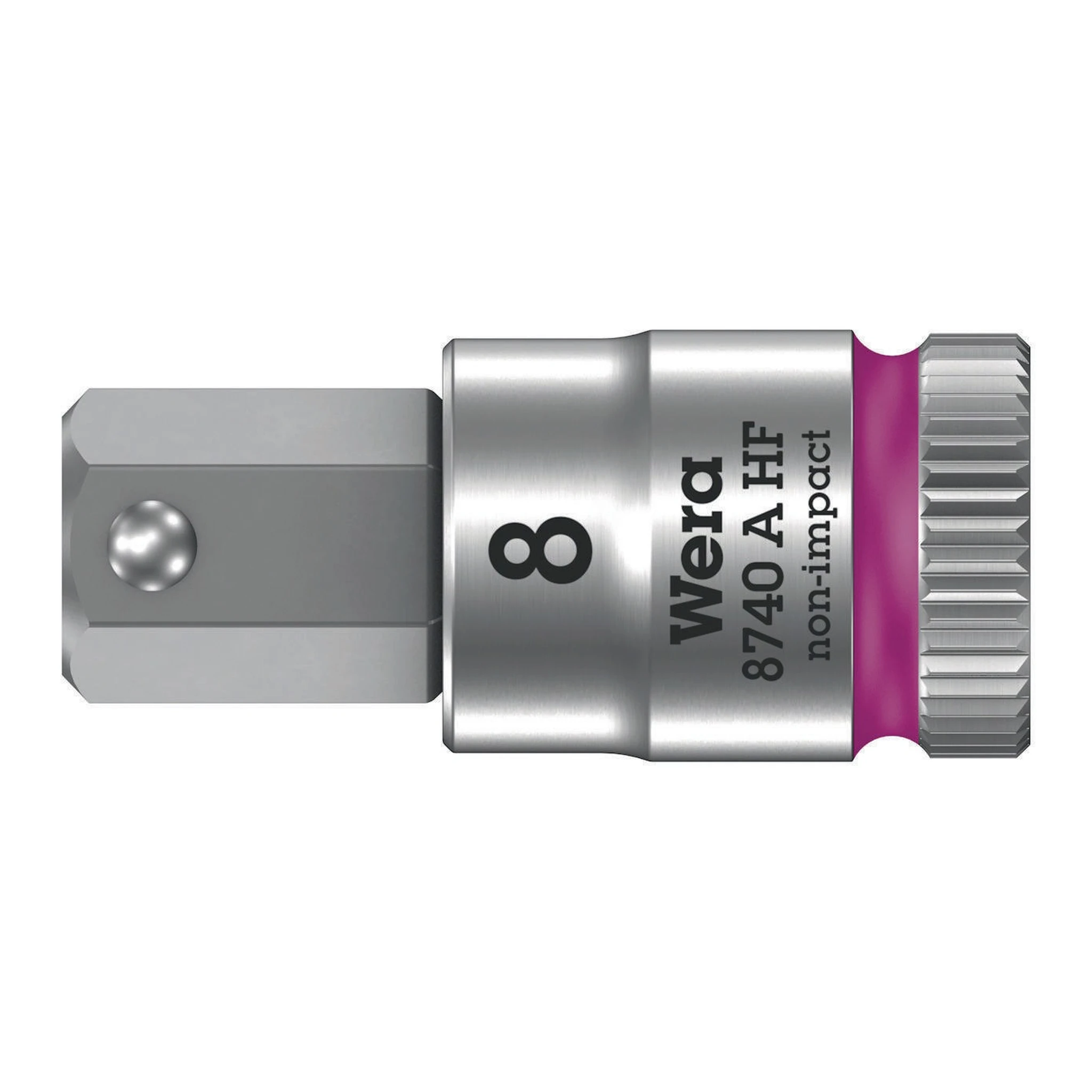 WERA | Steckschlüsseleinsatz | 1/4 ″ | Schlüsselweite 8 mm