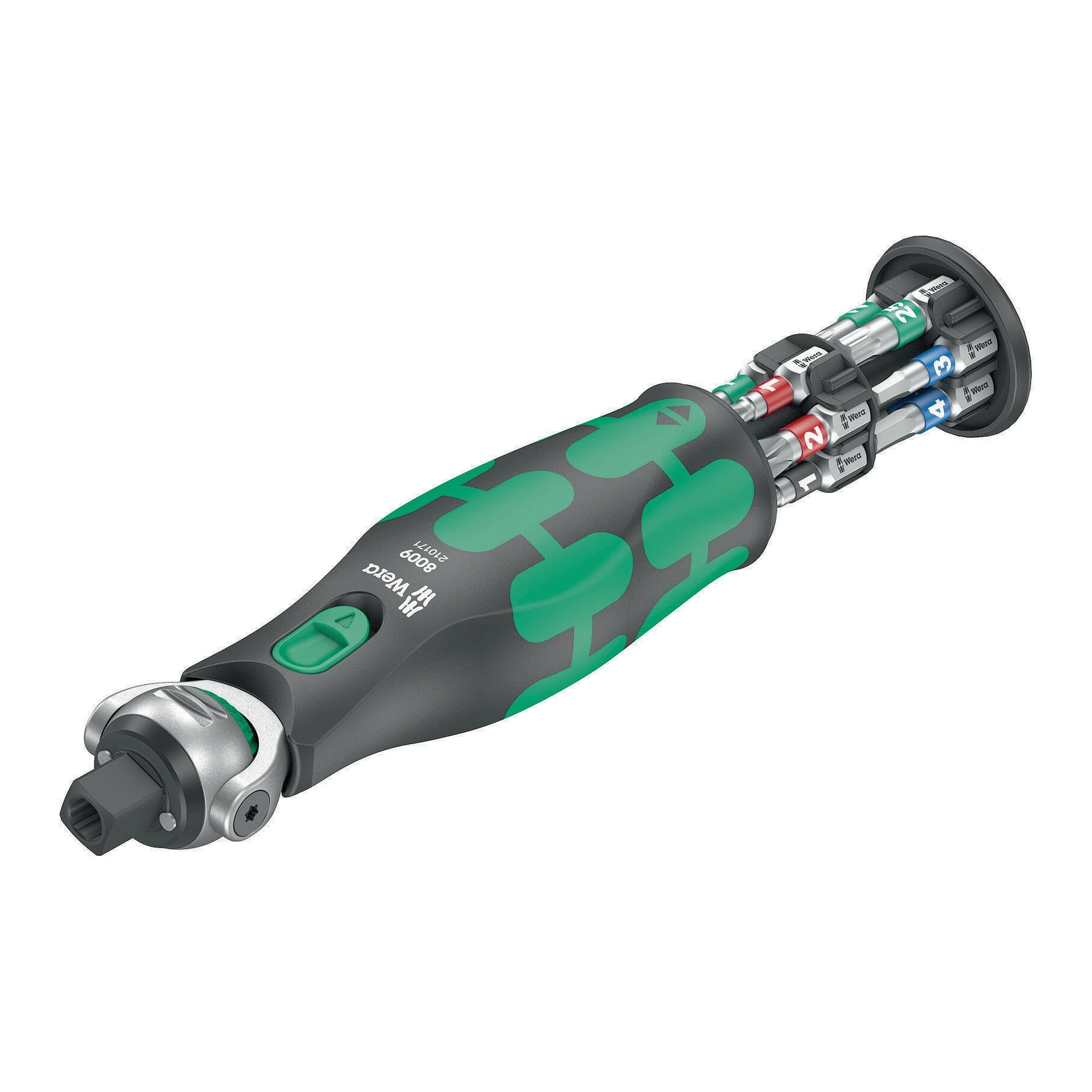 WERA | Schwenk- und Umschaltknarre | 3/8″ + 1/4 ″ 72 Zähne