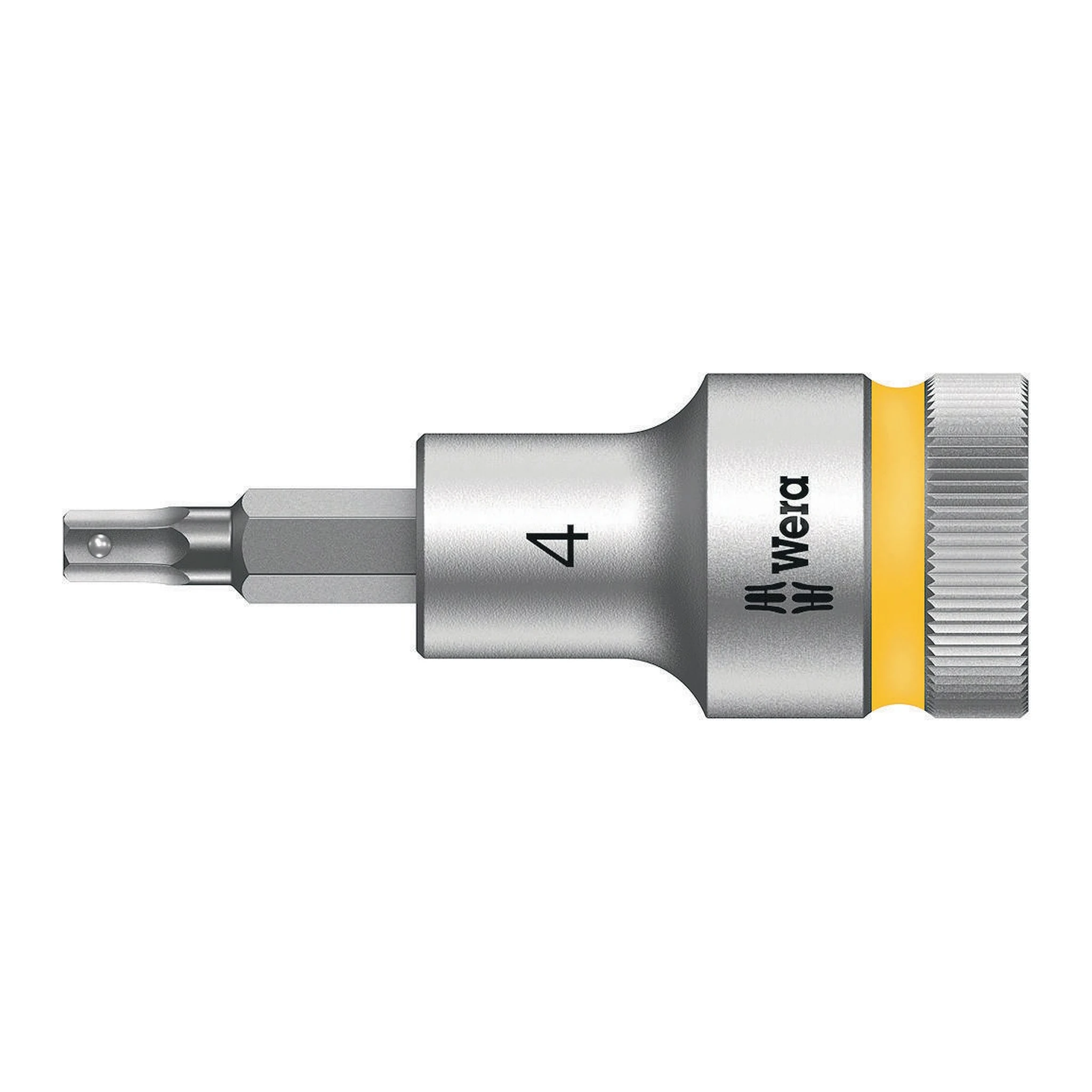 WERA | Steckschlüsseleinsatz | 1/2 ″ | Schlüsselweite 4 mm