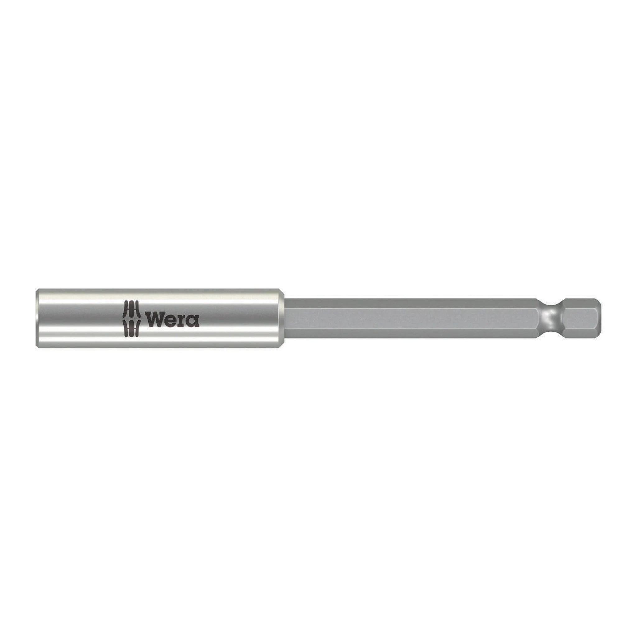WERA | Bithalter | 1/4 ″ F 6,3 1/4 ″ 1/4 ″ C 6,3 | Magnet, Sprengring Länge 100 mm