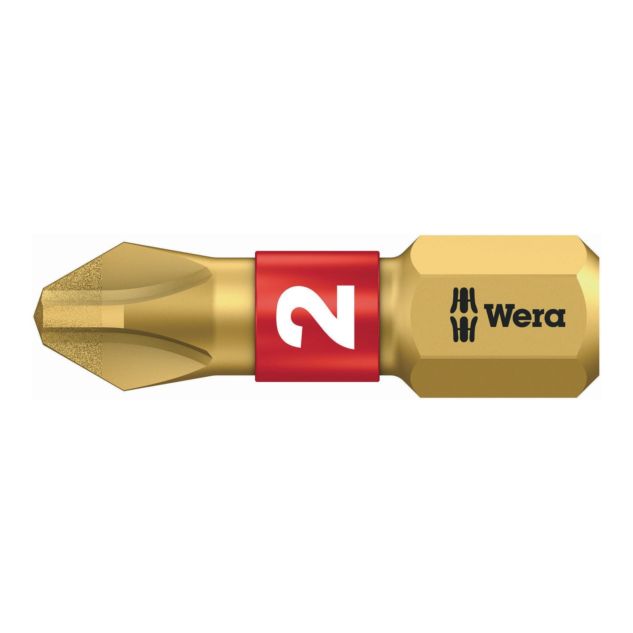 WERA | Bit | 1/4 ″ PH 2 Länge 25 mm | BiTorsion, diamatbeschichtet