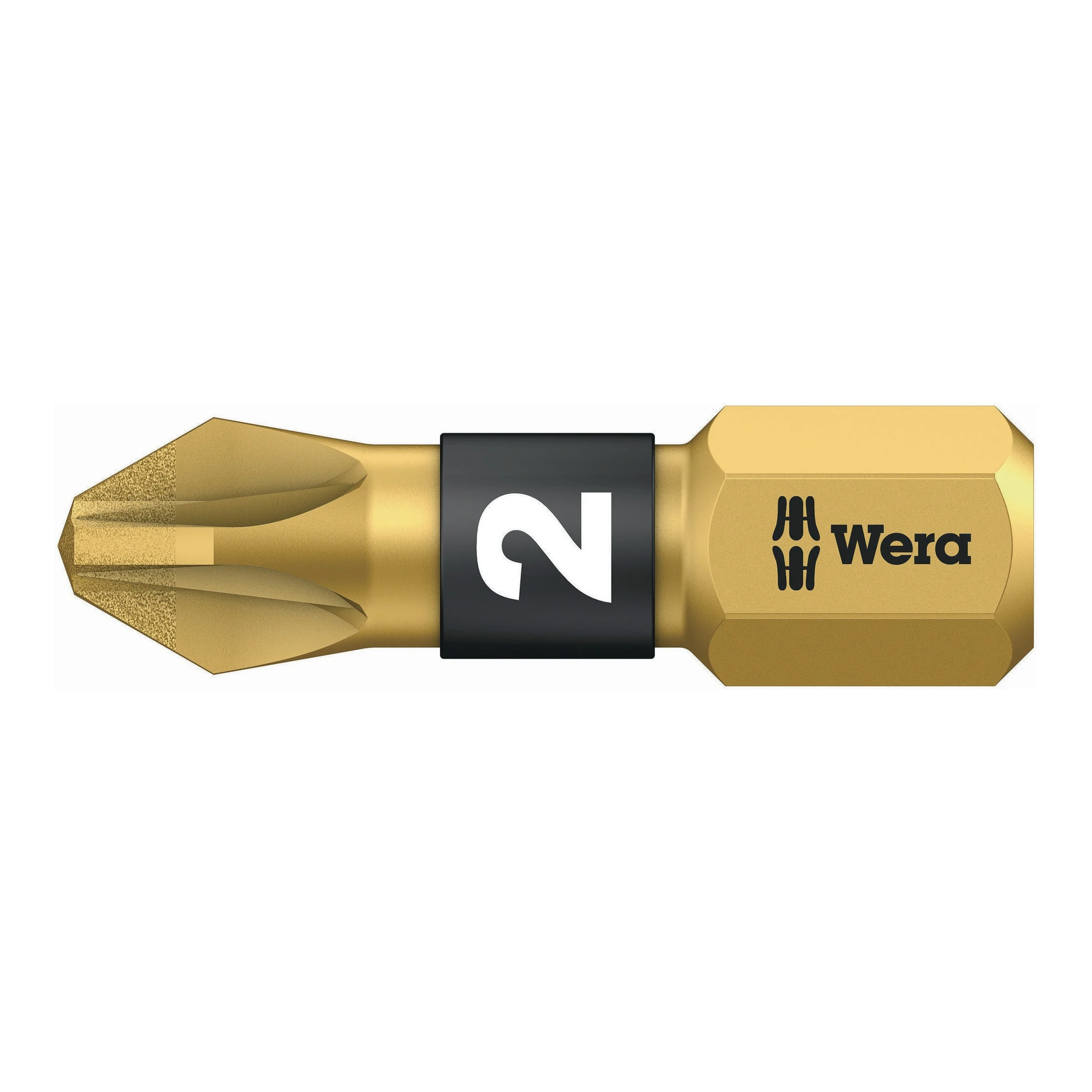 WERA | Bit | 1/4 ″ PZD 2 Länge 25 mm | BiTorsion, diamatbeschichtet