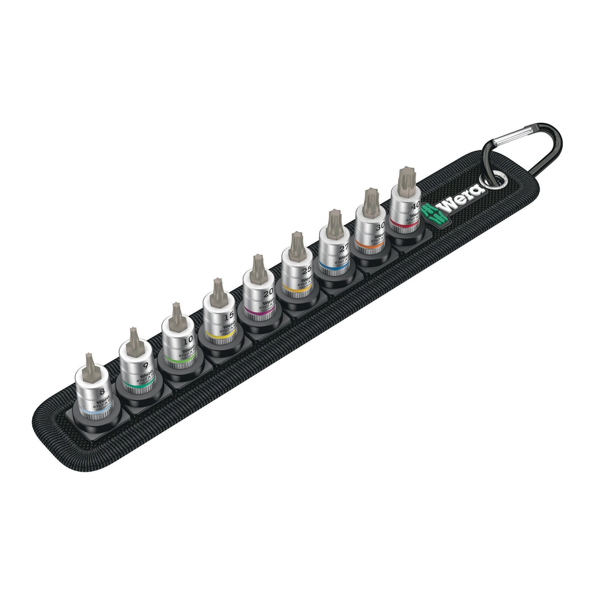 WERA | Steckschlüssel-Satz | 9-teilig | 1/4 ″