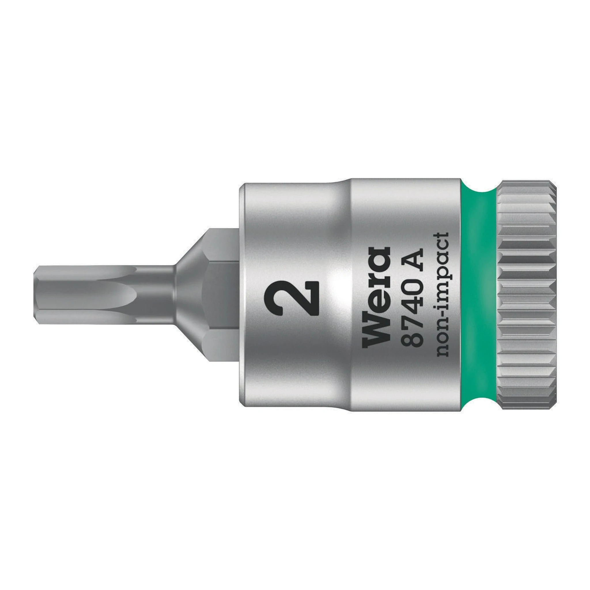 WERA | Schraubendrehereinsatz | 1/4 ″ Innensechskant | Schlüsselweite 2 mm