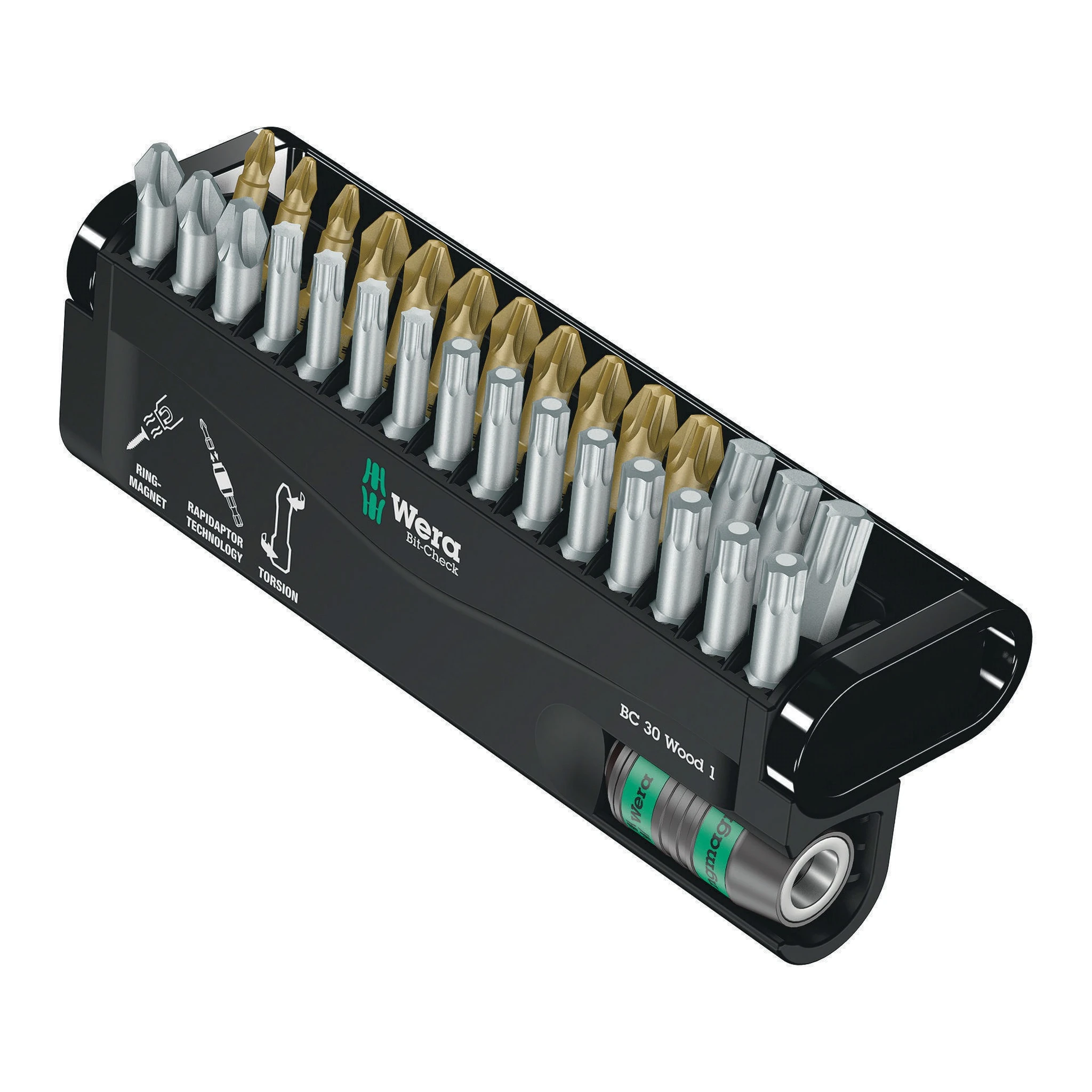 WERA | Bitsortiment | 30-teilig | PH/PZD/TX