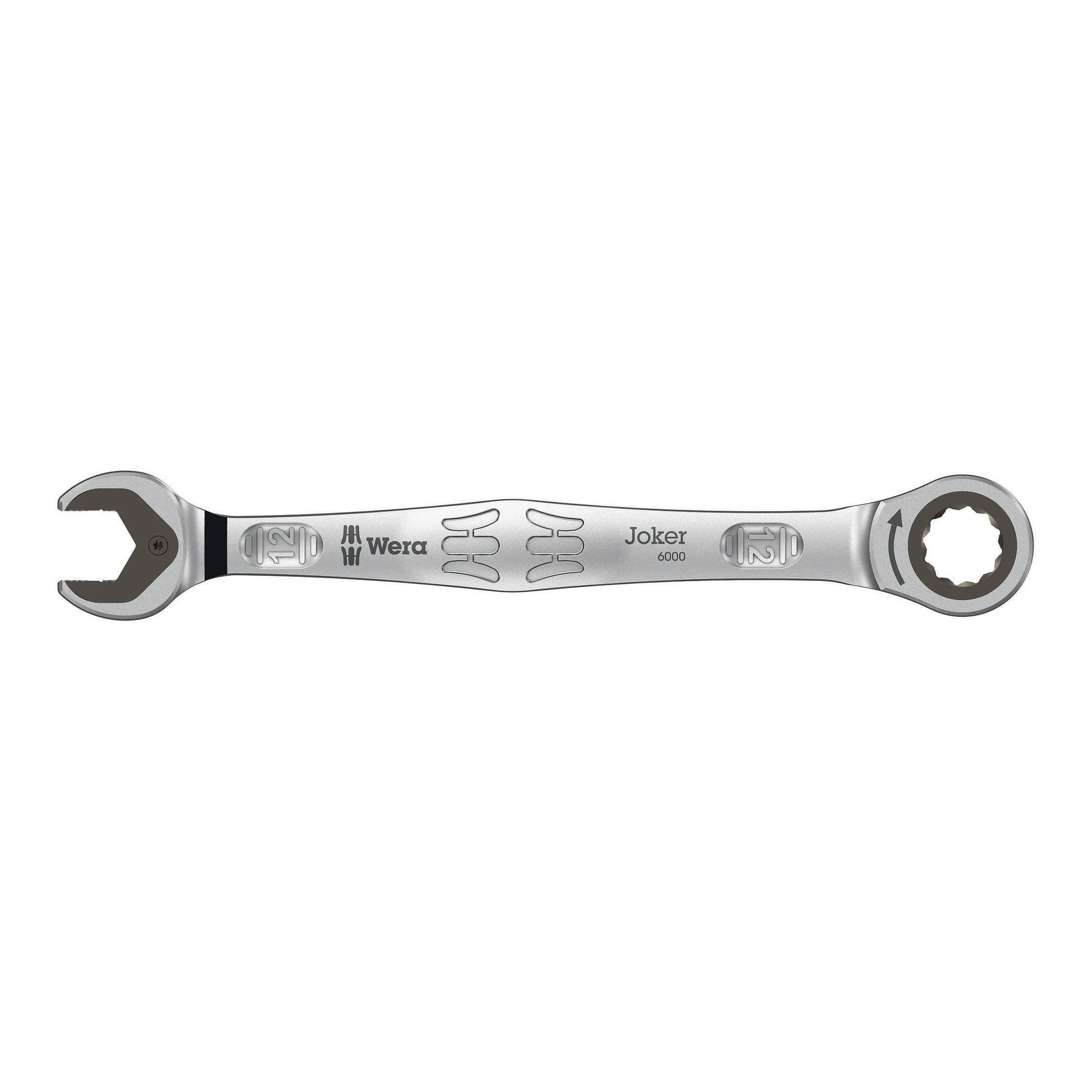WERA | Maulringratschenschlüssel | SW12mm L.170,7mm | CV-Molybdän nickel-chrom-beschichtet