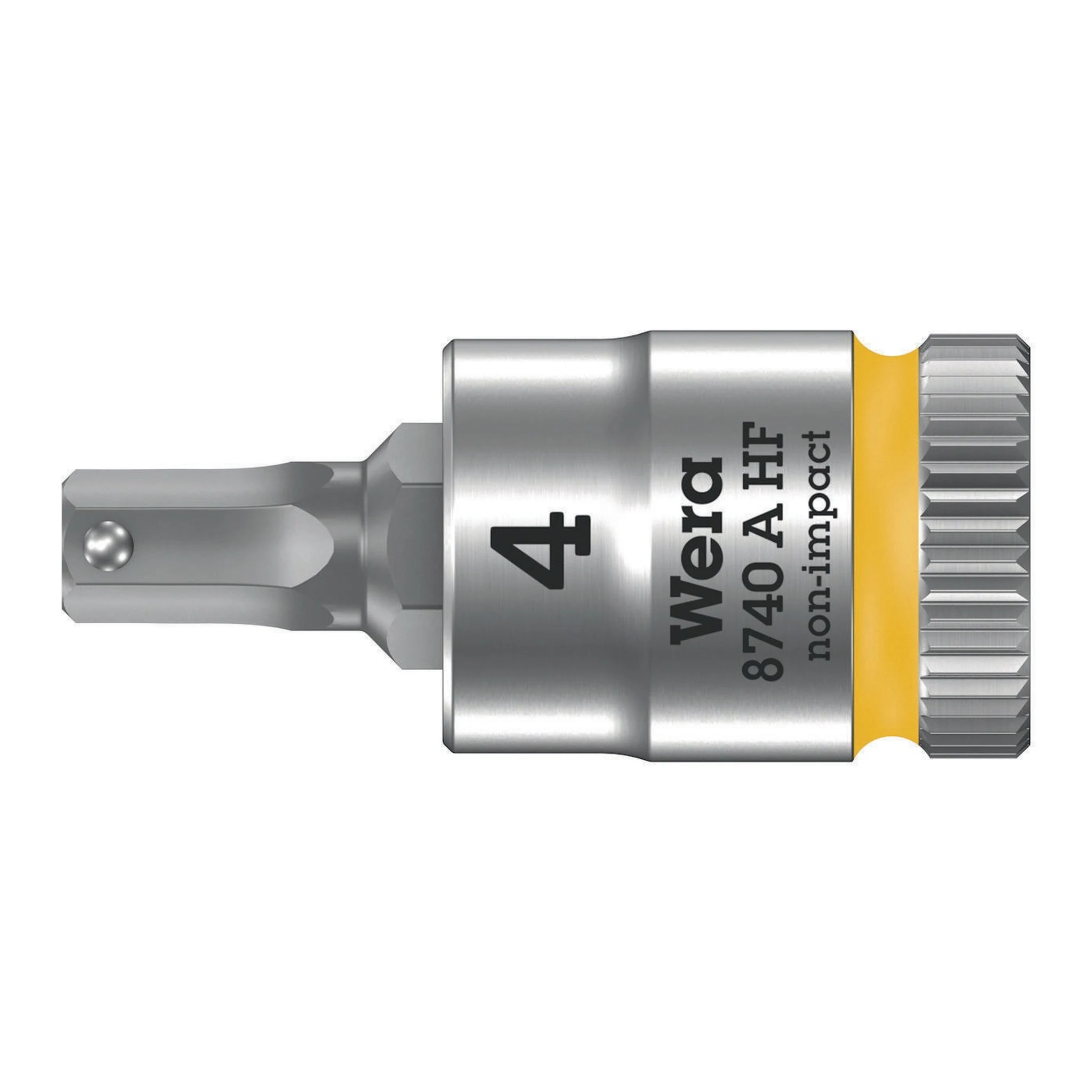 WERA | Steckschlüsseleinsatz | 1/4 ″ | Schlüsselweite 4 mm