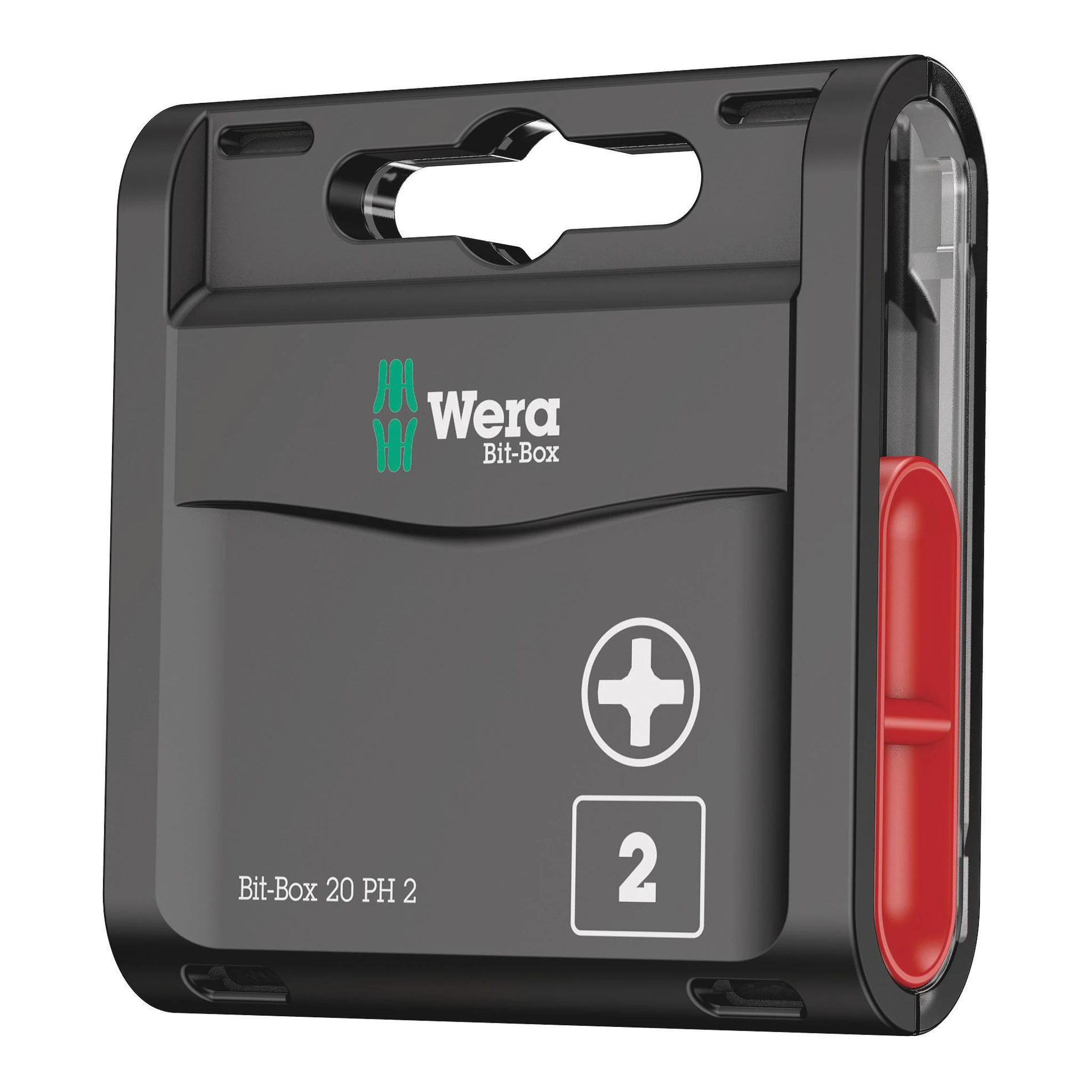 WERA | Bitgroßpackung | 1/4 ″ PH 2 Länge 25 mm | DIN ISO 1173, Form C 6,3