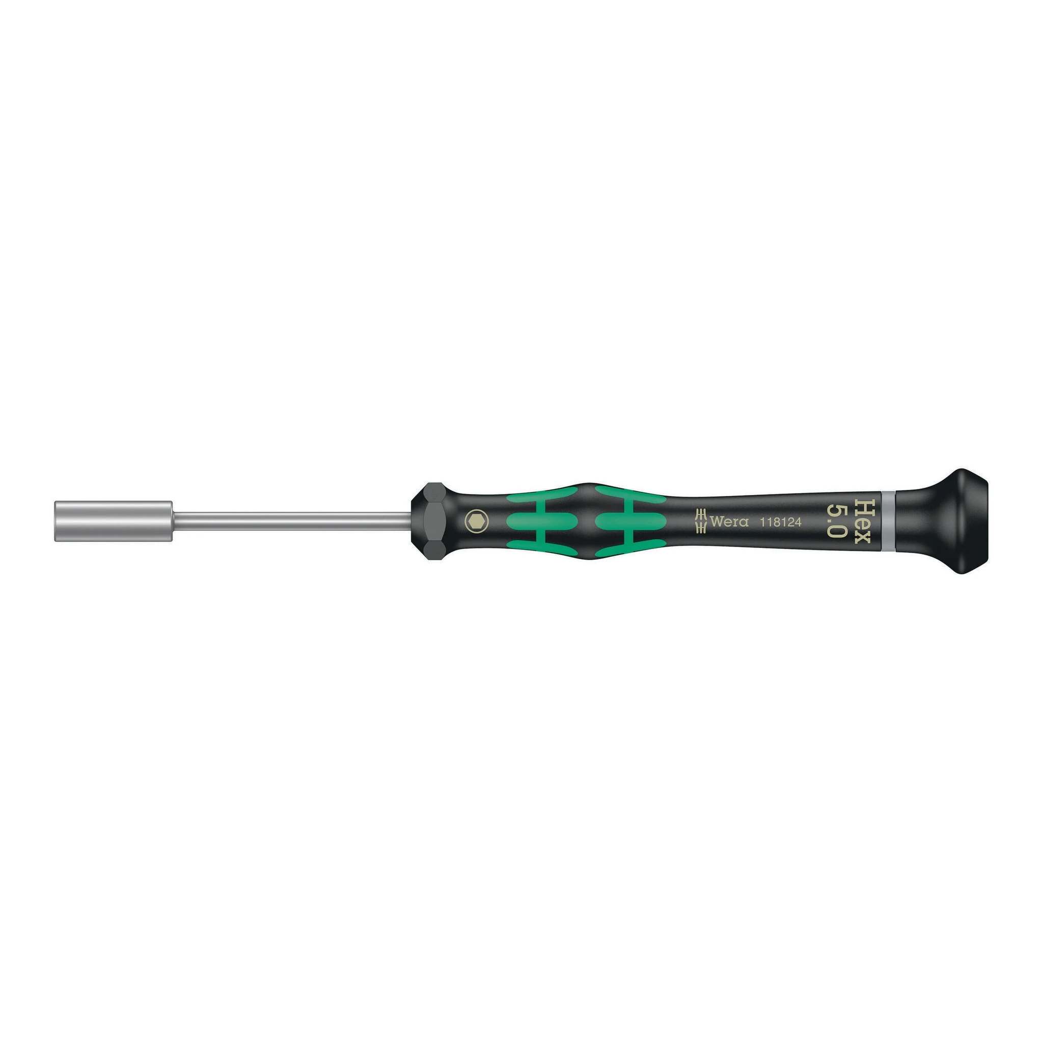 WERA | Elektronikersteckschlüssel | SW 5 mm Klingenlänge 60 mm | Gesamtlänge 157 mm
