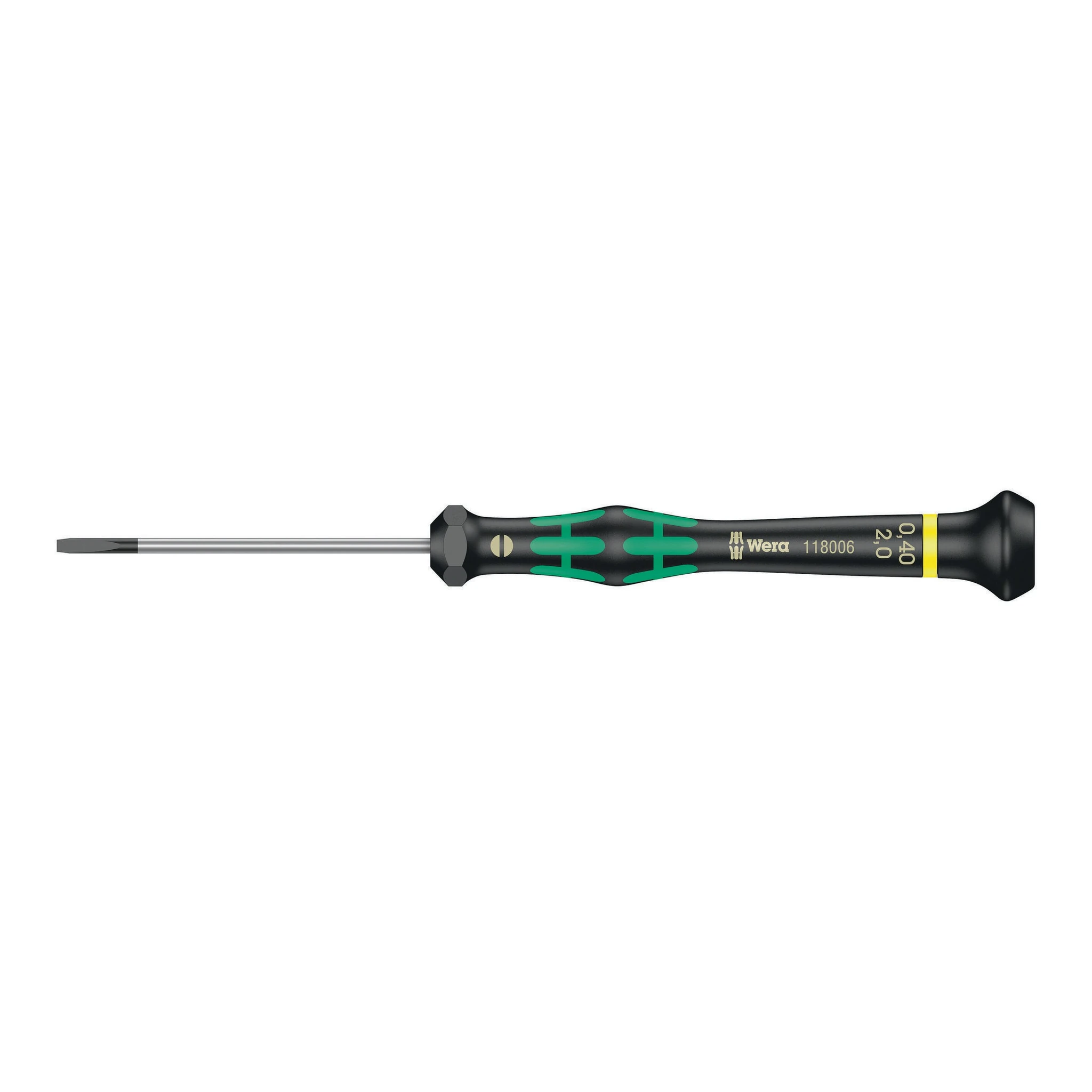 WERA | Elektronik-Feinmechanik-Schraubendreher | 2 mm Klingenlänge 60 mm