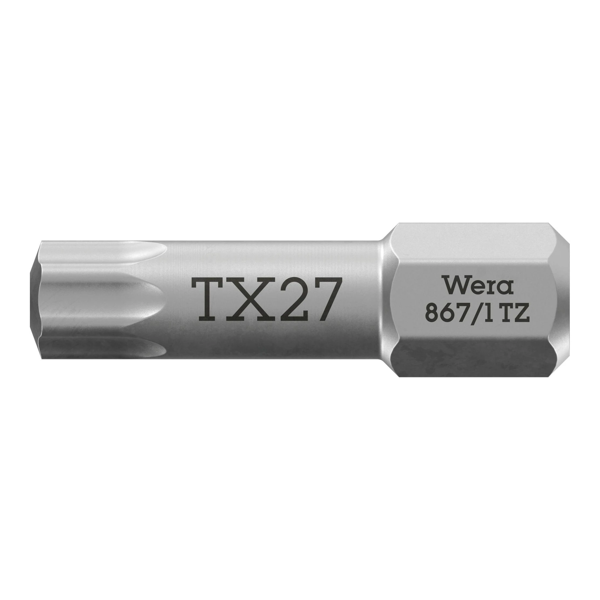 WERA | Bit | 1/4 ″ T 27 Länge 25 mm | Torsionszone, zähhart
