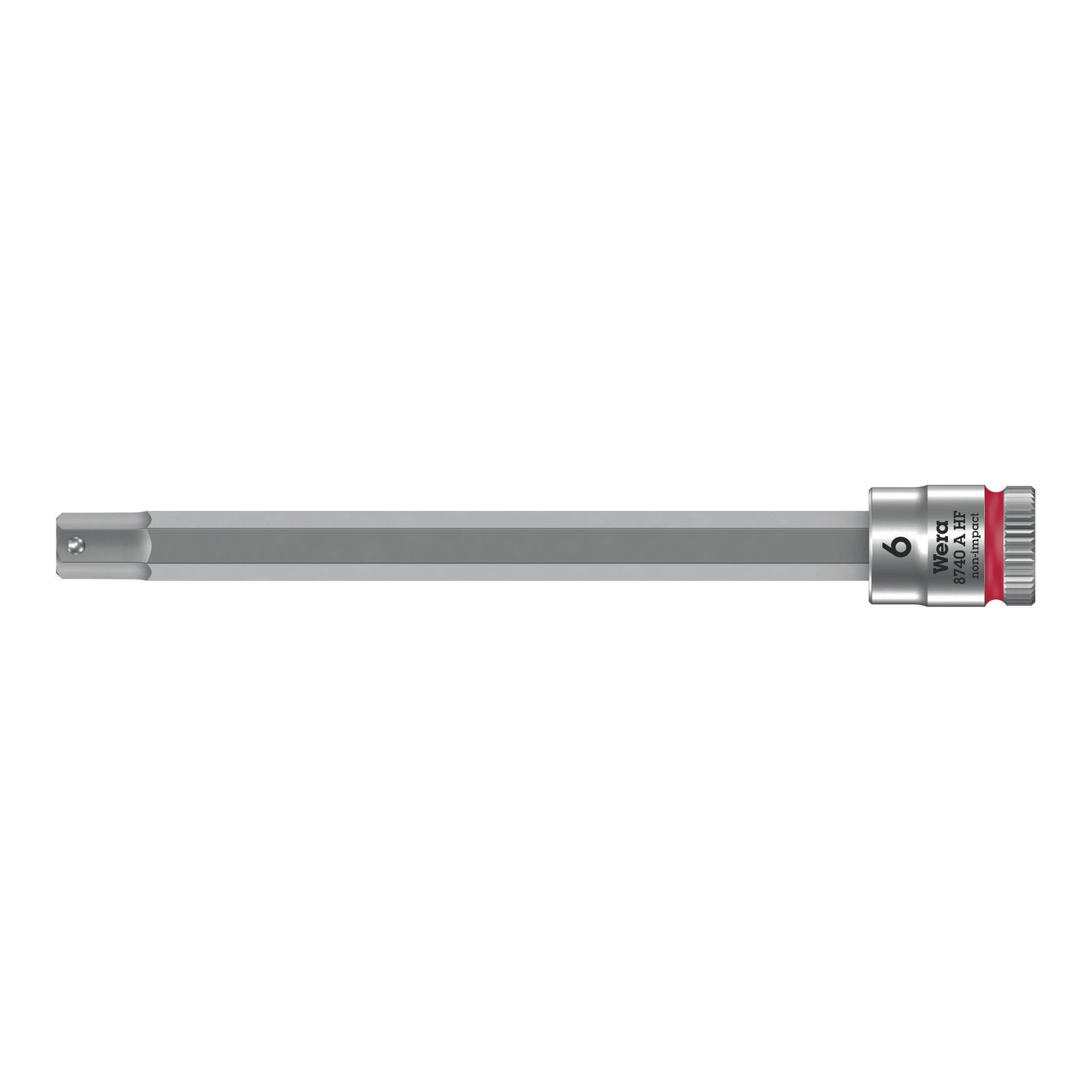 WERA | Steckschlüsseleinsatz | 1/4 ″ | Schlüsselweite 6 mm