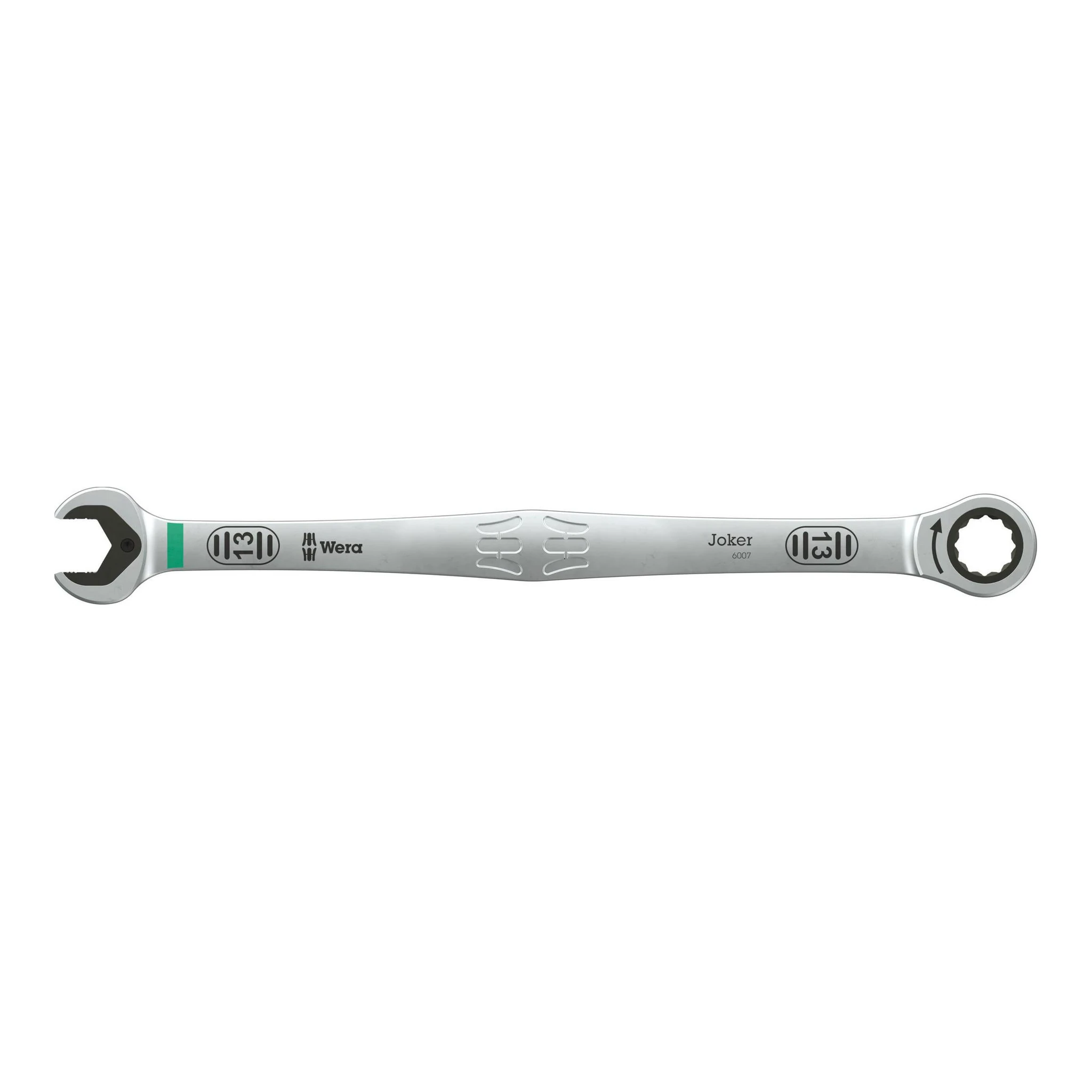 WERA | Maulringratschenschlüssel | Schlüsselweite 13 mm Länge 245 mm