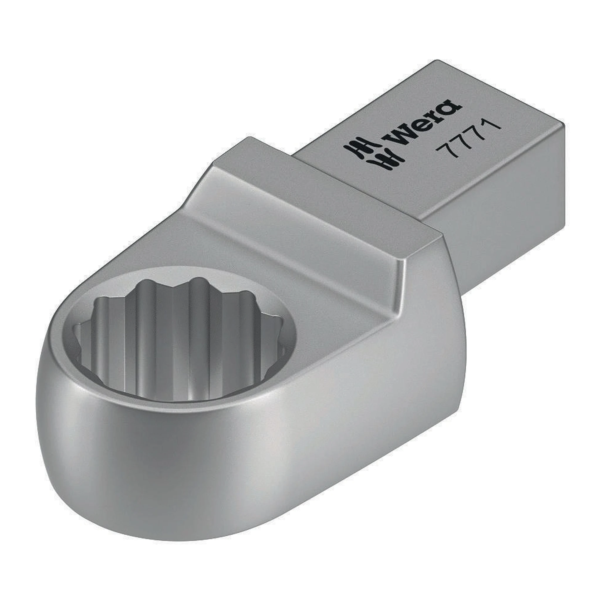 WERA | Einsteckringschlüssel | Schlüsselweite 19 mm 9 x 12 mm | CV-Stahl