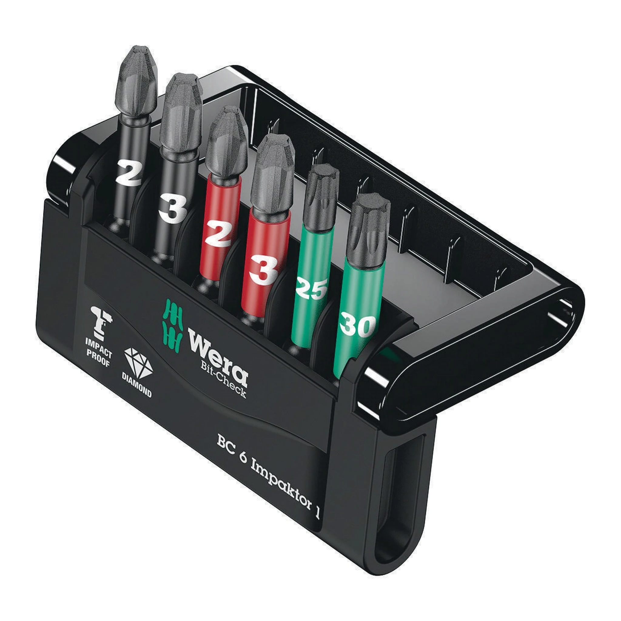 WERA | Bitsortiment | 6-teilig | PH/PZD/T
