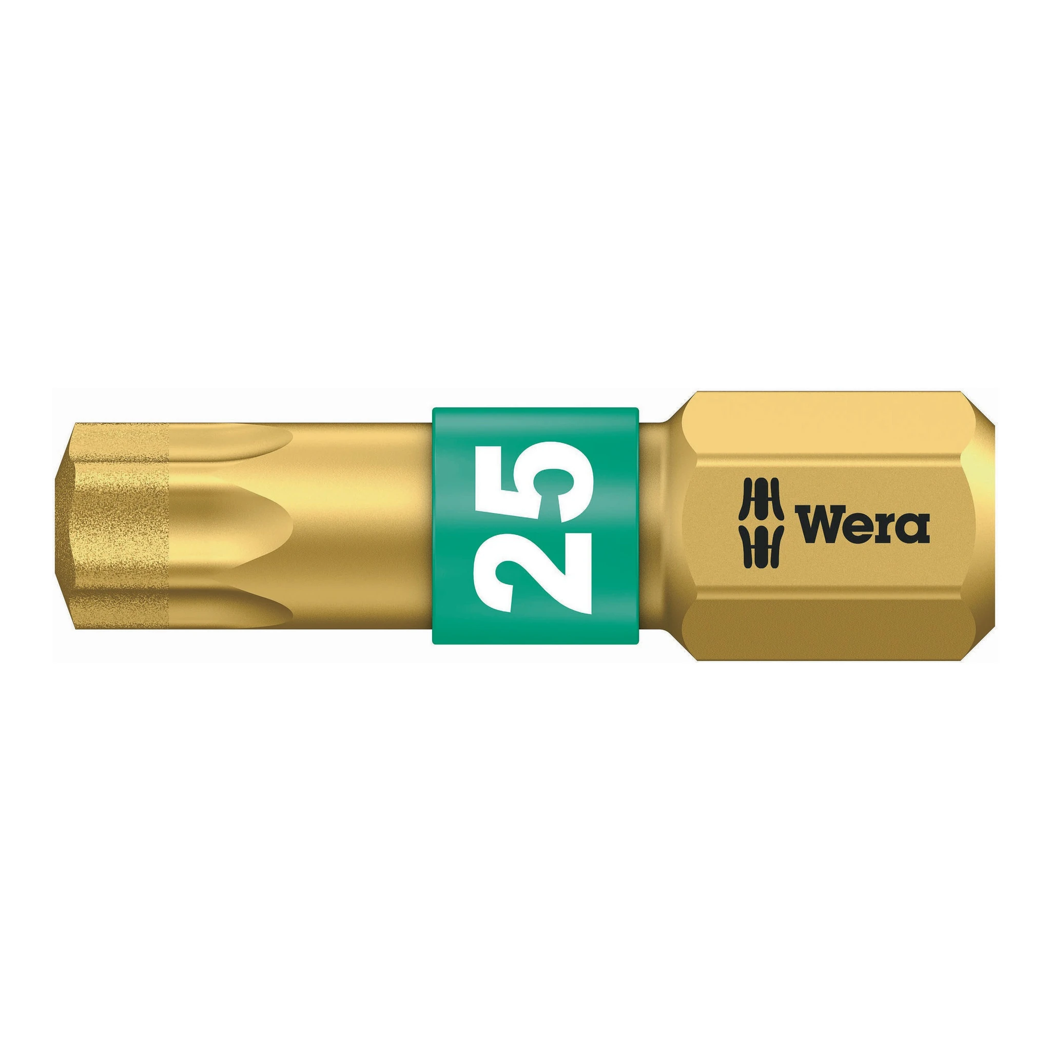 WERA | Bit | 1/4 ″ T 25 Länge 25 mm | BiTorsion, diamatbeschichtet